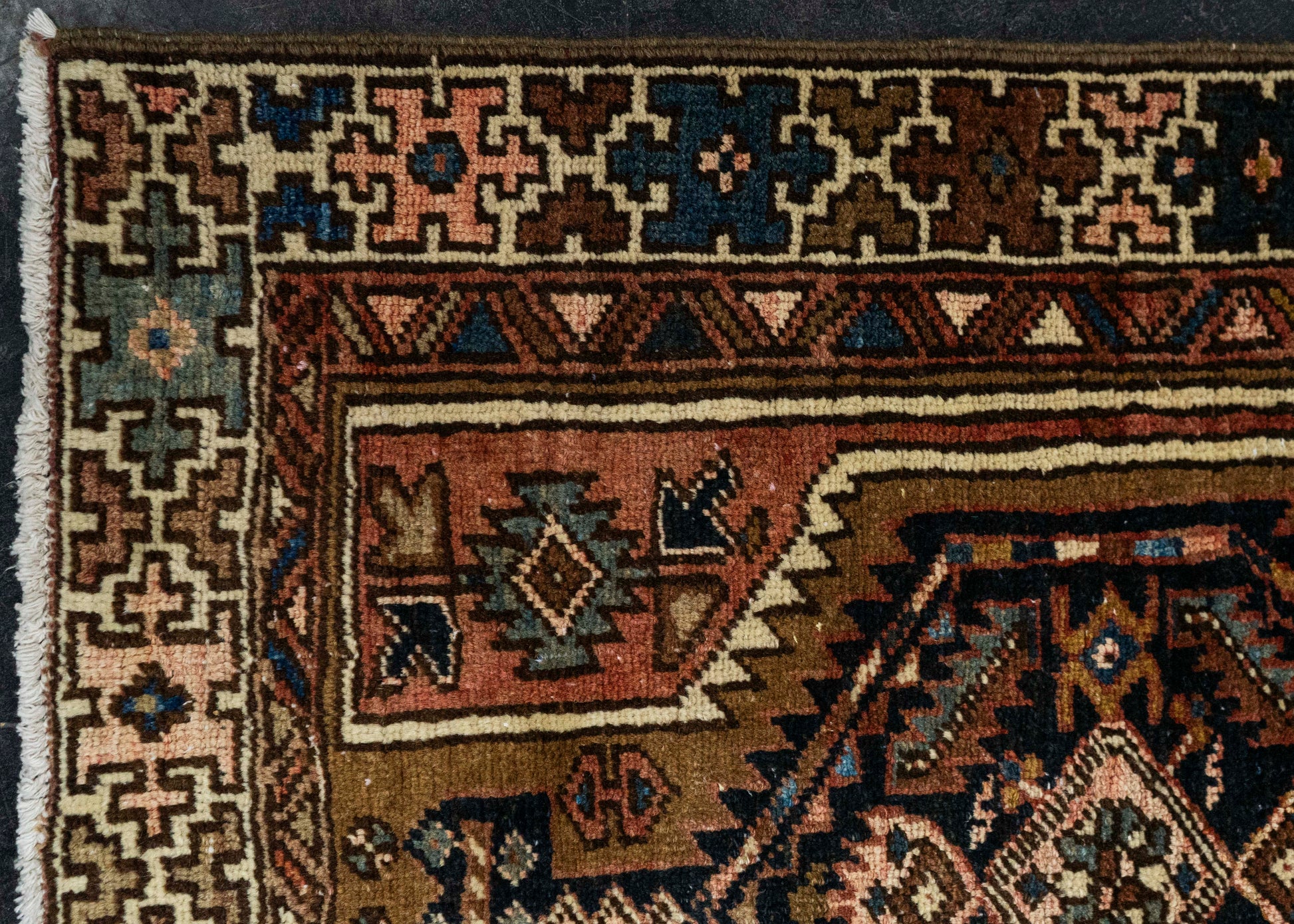 Oriental Handmade Vintage Rug 3'1" x 13'6" #21481