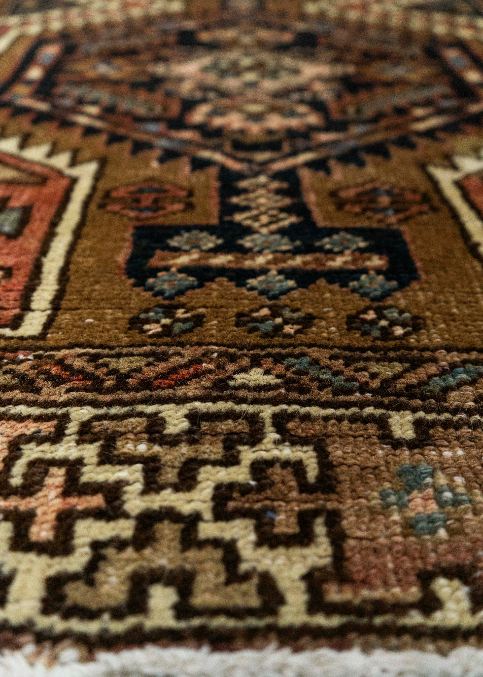 Oriental Handmade Vintage Rug 3'1" x 13'6" #21481
