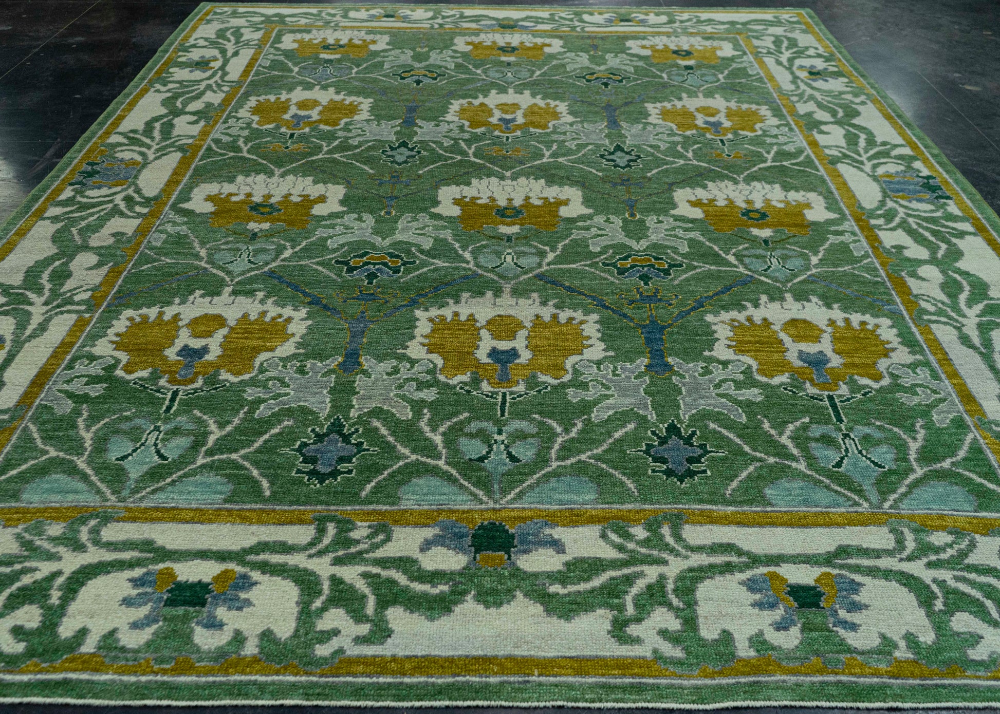Turkish Oushak Rug 9'7" x 13'7" #20146