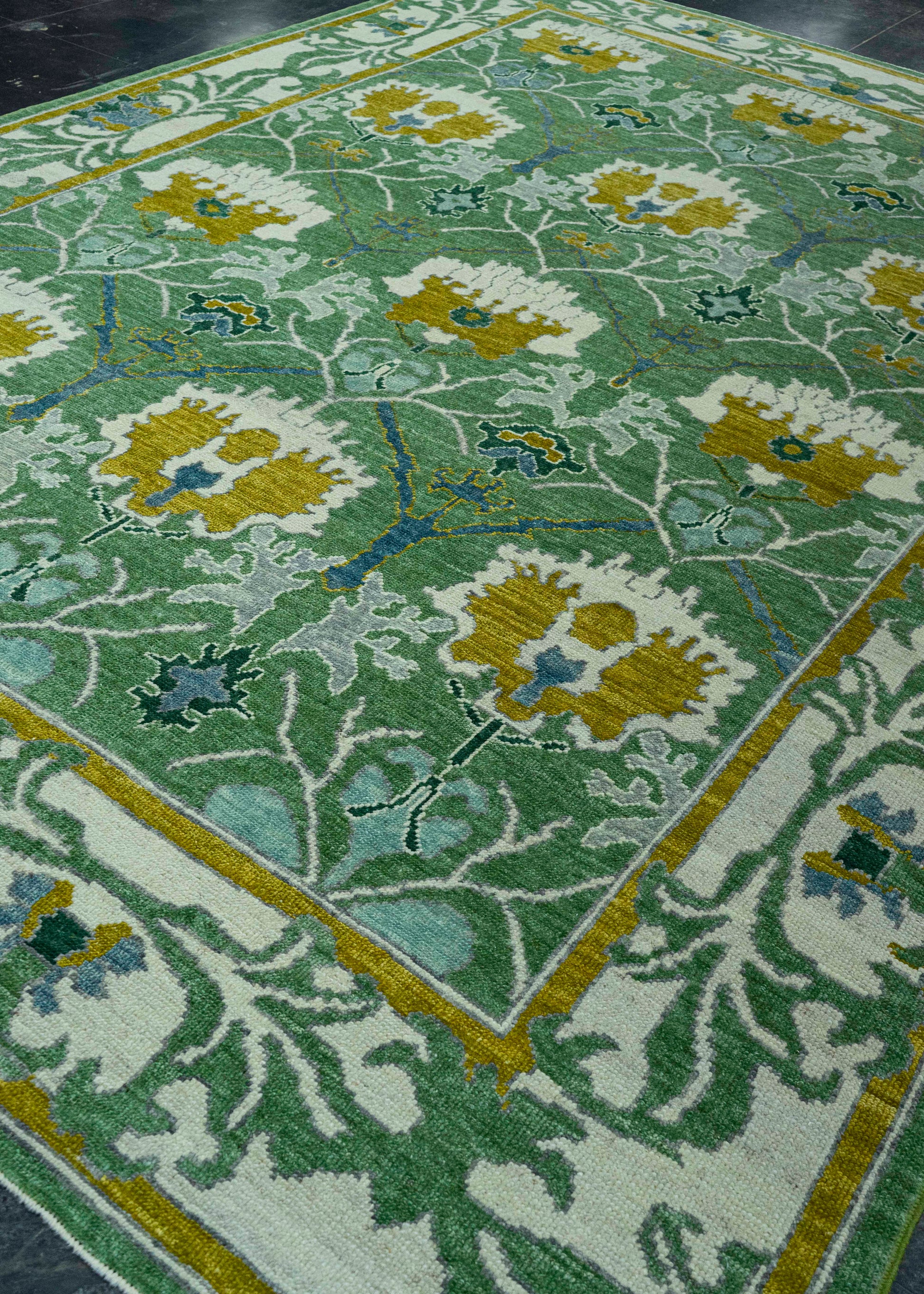 Turkish Oushak Rug 9'7" x 13'7" #20146