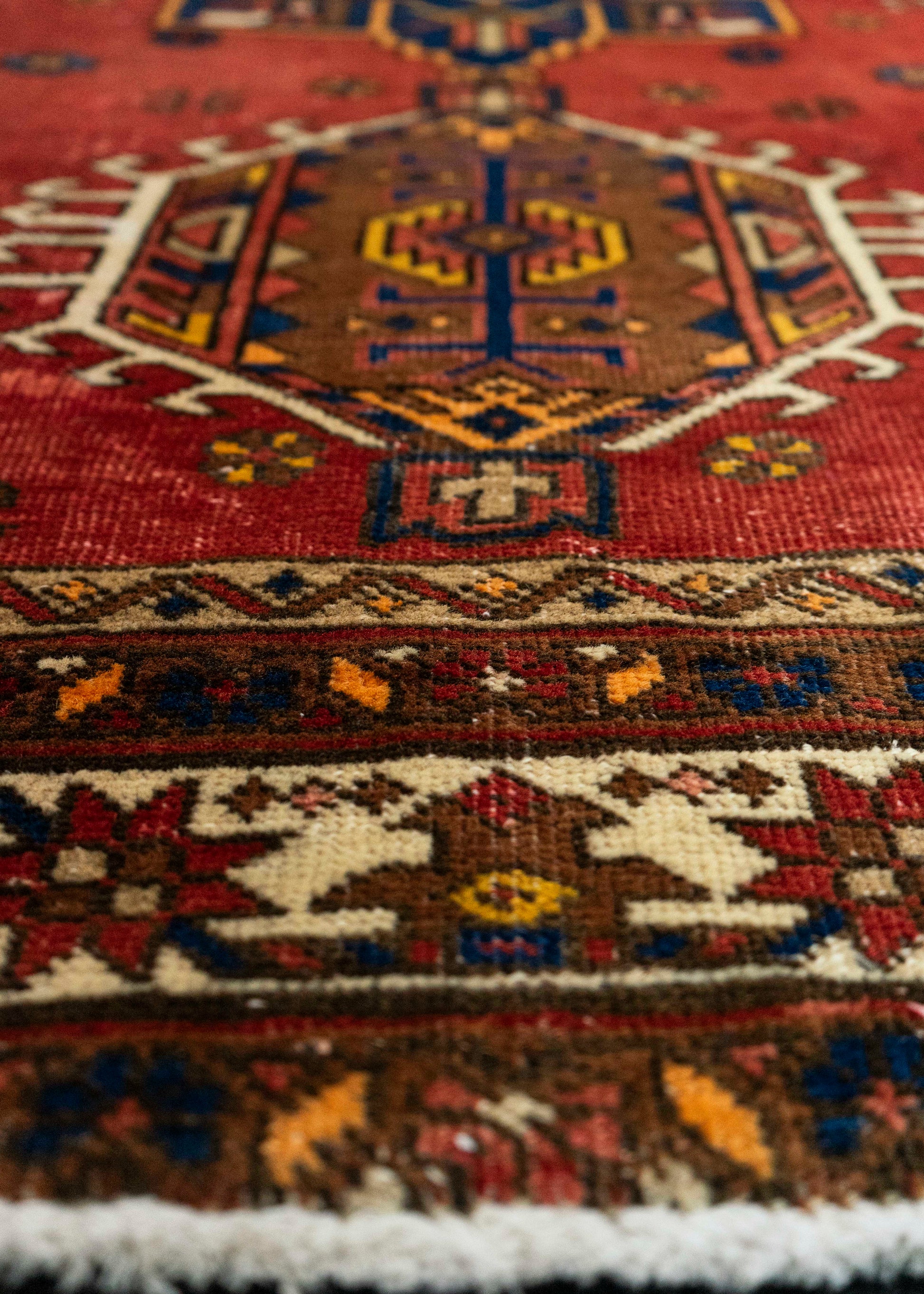 Oriental Handmade Vintage Rug 3'8" x 5'3" #21484