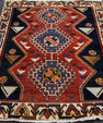 Oriental Handmade Vintage Rug 3'7" x 4'9" #21479