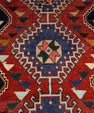 Oriental Handmade Vintage Rug 3'7" x 4'9" #21479