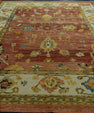 Turkish Oushak Old Wool Rug  9'10" x 14' #20121