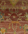 Turkish Oushak Old Wool Rug  9'10" x 14' #20121