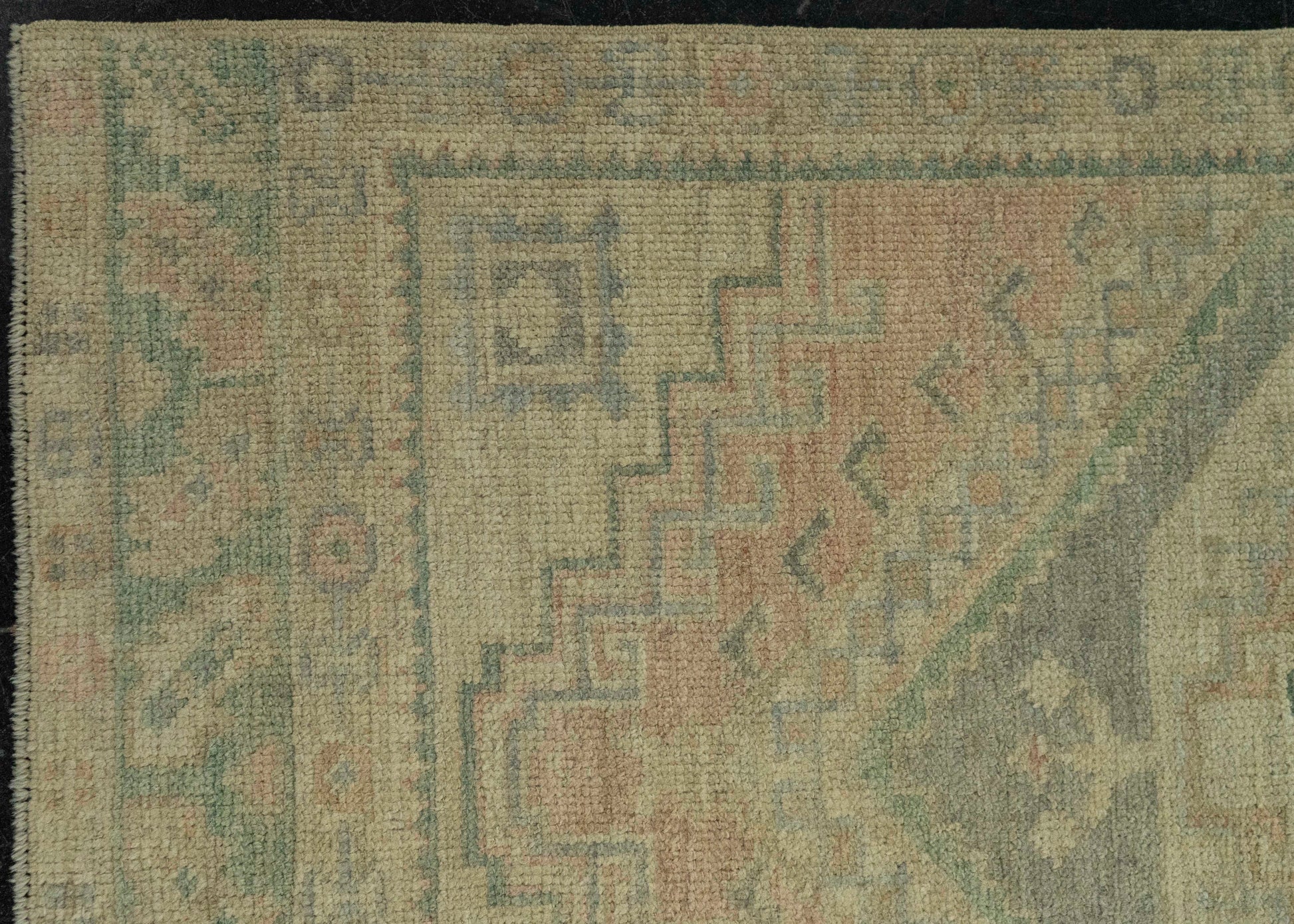 Turkish Oushak Rug 3' x 10'1" #20236