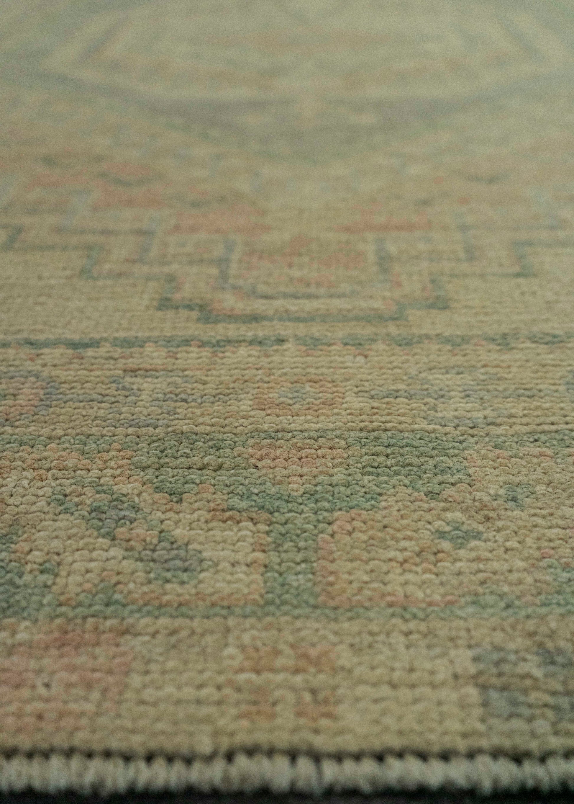 Turkish Oushak Rug 3' x 10'1" #20236