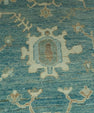 Turkish Oushak Old Wool Rug  10' x 13'7" #20000