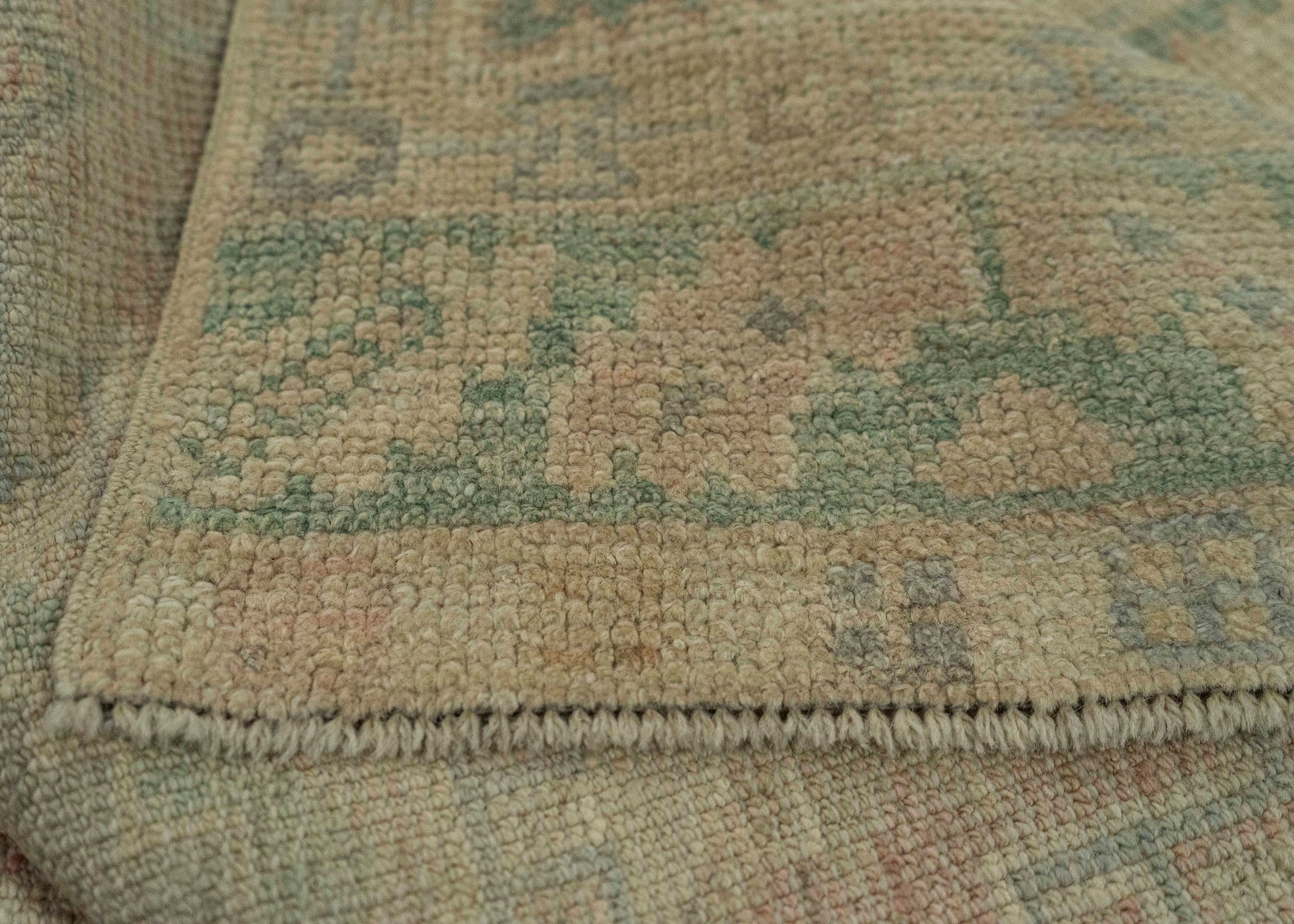 Turkish Oushak Rug 3' x 10'1" #20236