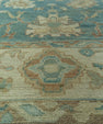 Turkish Oushak Old Wool Rug  10' x 13'7" #20000