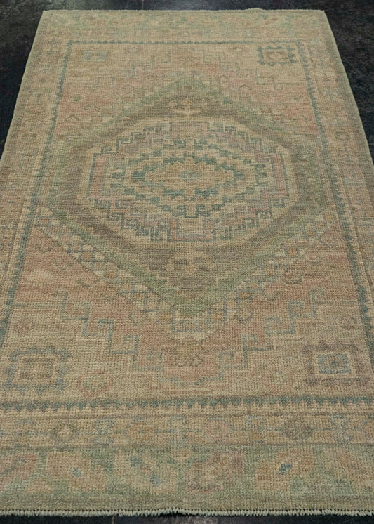 Turkish Oushak Rug 3'2" x 5'7" #20242