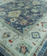 Turkish Oushak Old Wool Rug  10'4" x 14'2" #30138