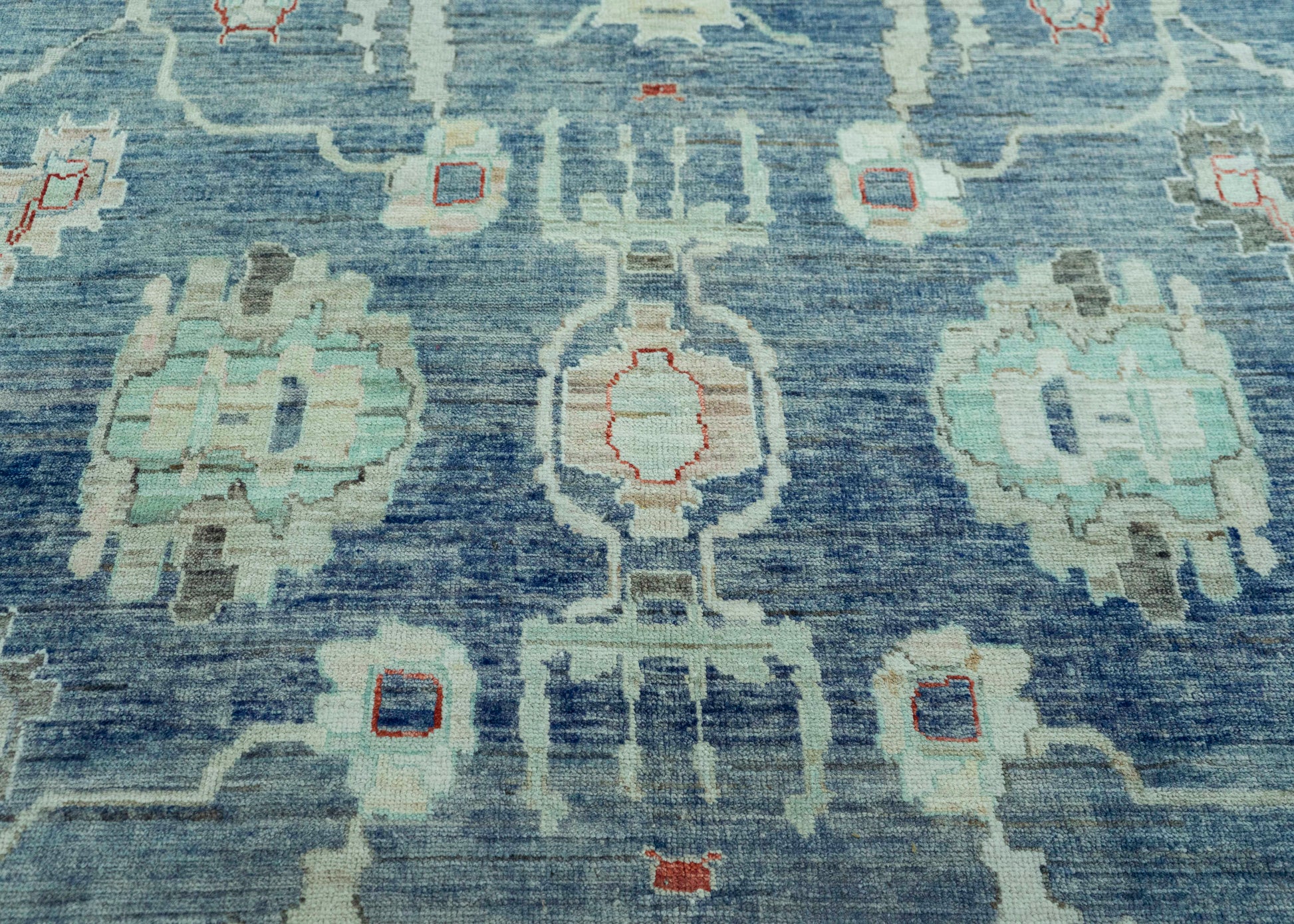 Turkish Oushak Old Wool Rug  10'4" x 14'2" #30138