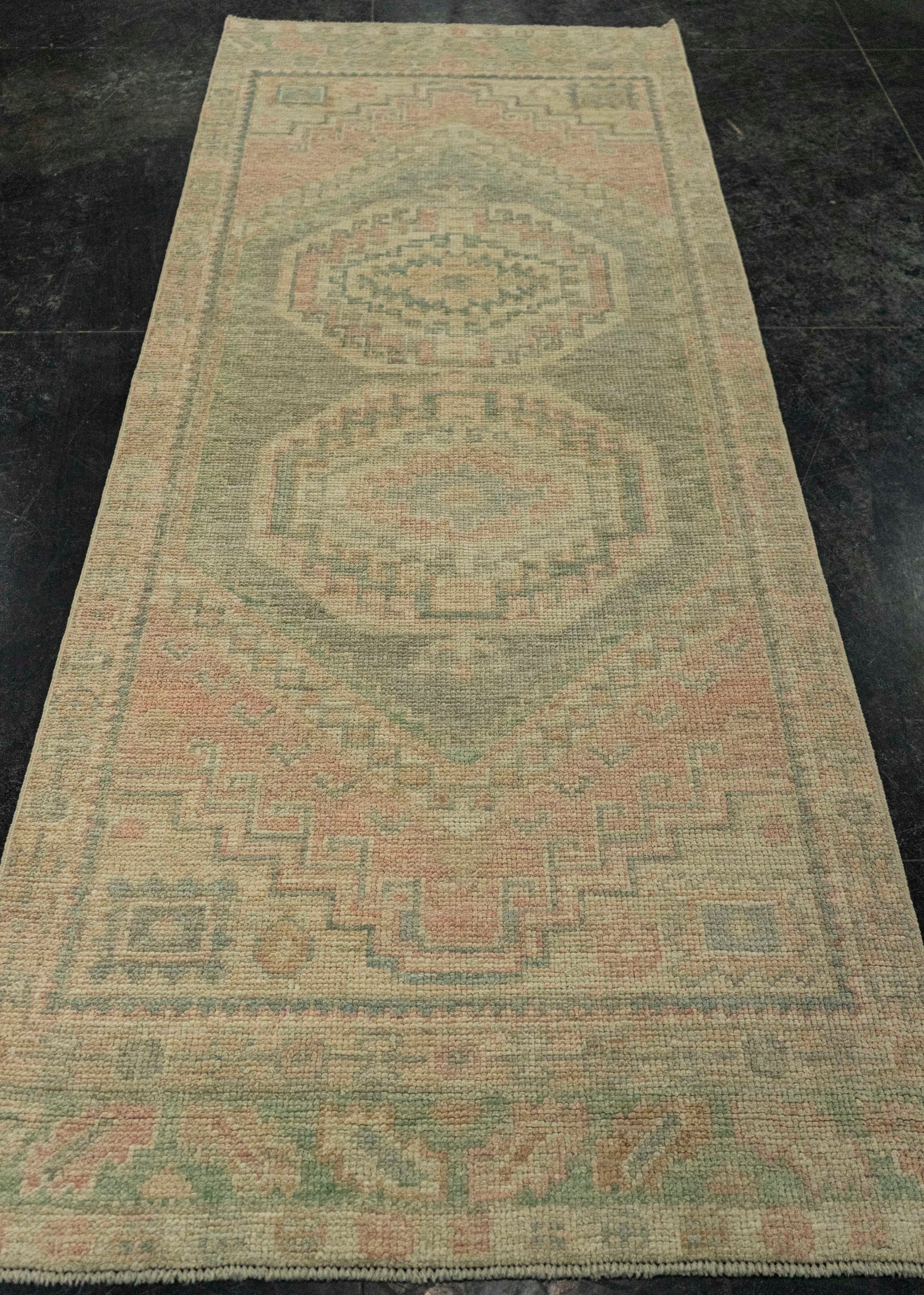 Turkish Oushak Rug 2'10" x 7'6" #20263