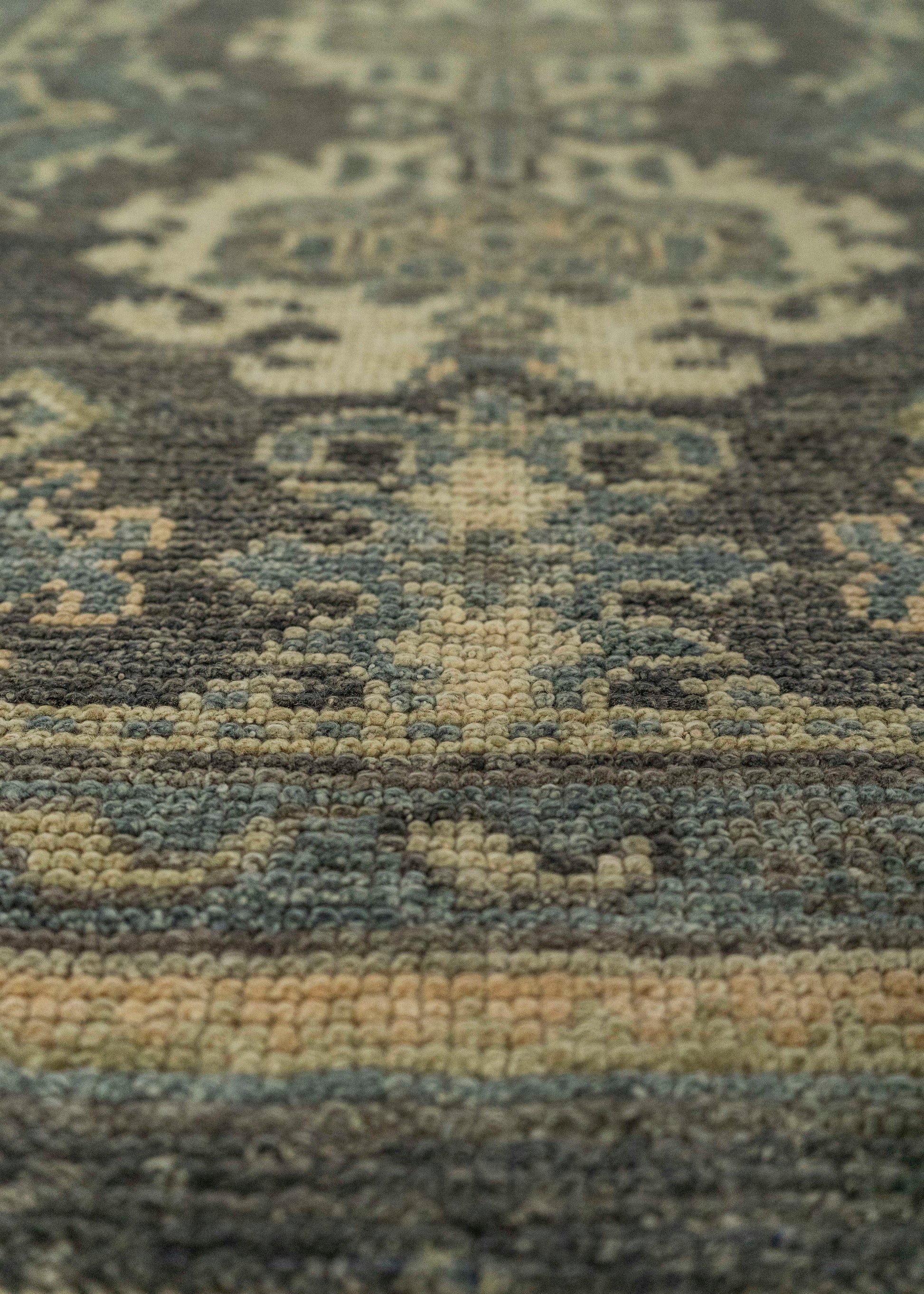 Turkish Oushak Rug 2'10" x 6'10" #20252