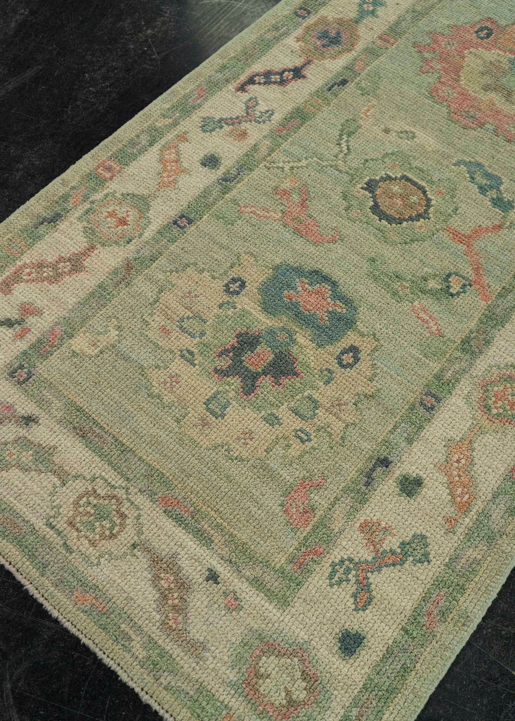 Turkish Oushak Rug 2'10" x 7' #20256