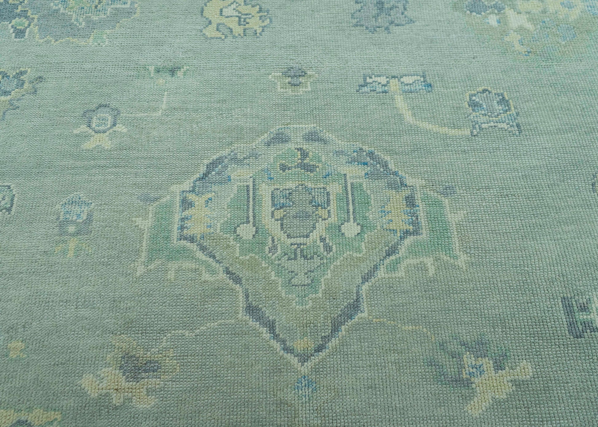Turkish Oushak Rug 9'3" x 10'8" #19055