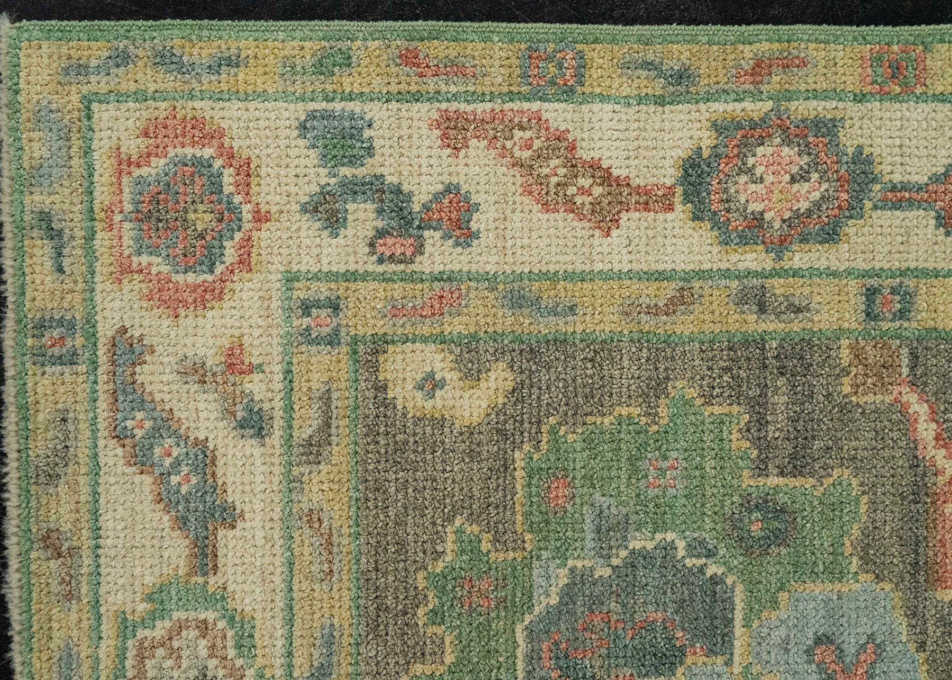 Turkish Oushak Rug 2'6" x 6'4" #20221