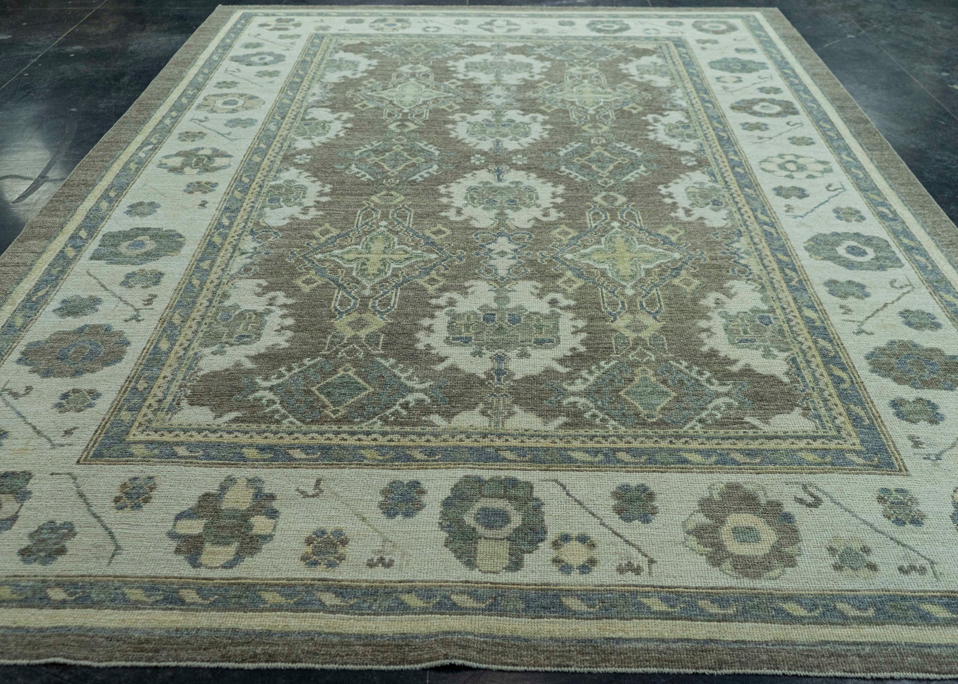 Turkish Oushak Rug 9' x 12'7" #19395