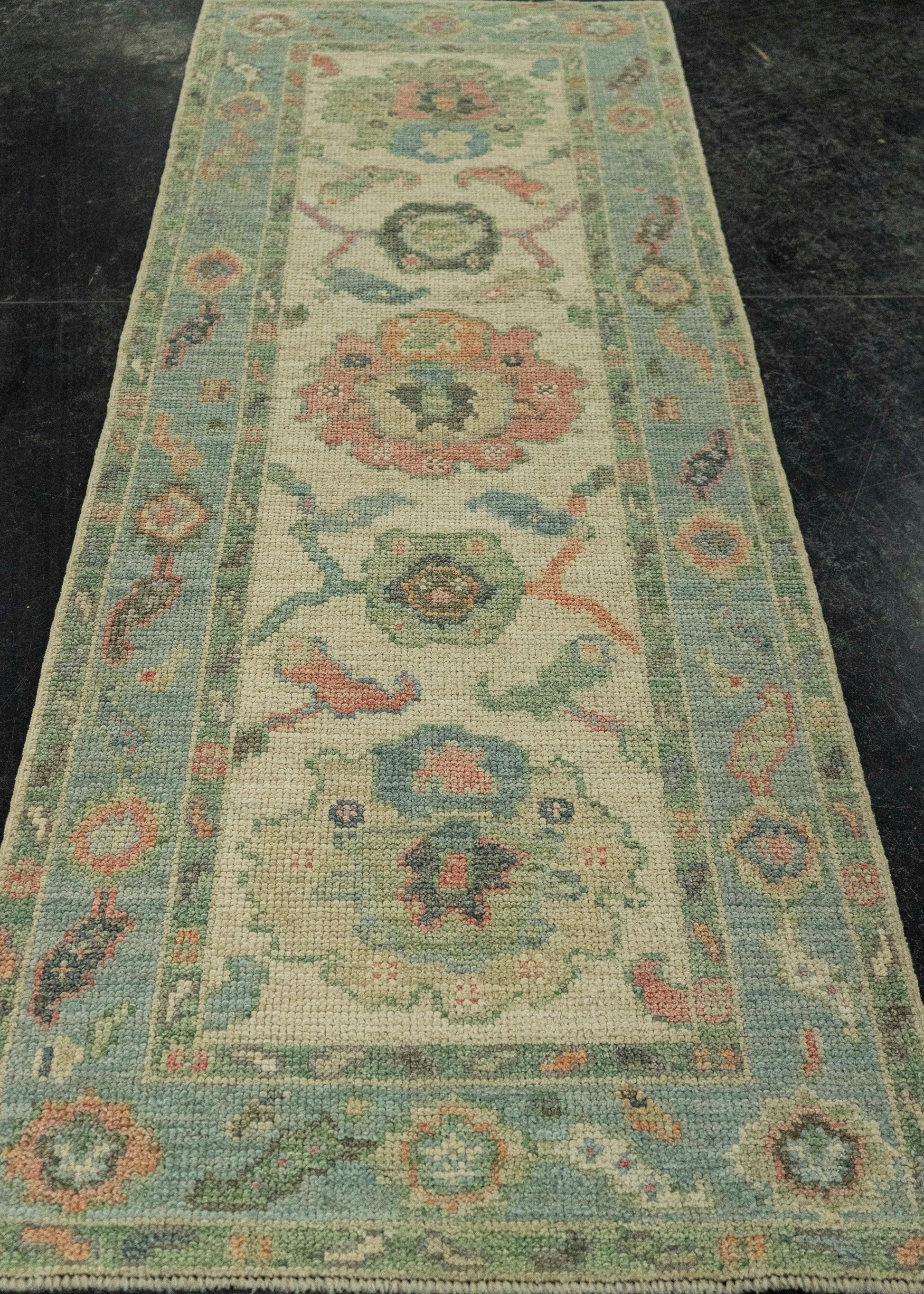Turkish Oushak Rug 2'3" x 6'1" #20202