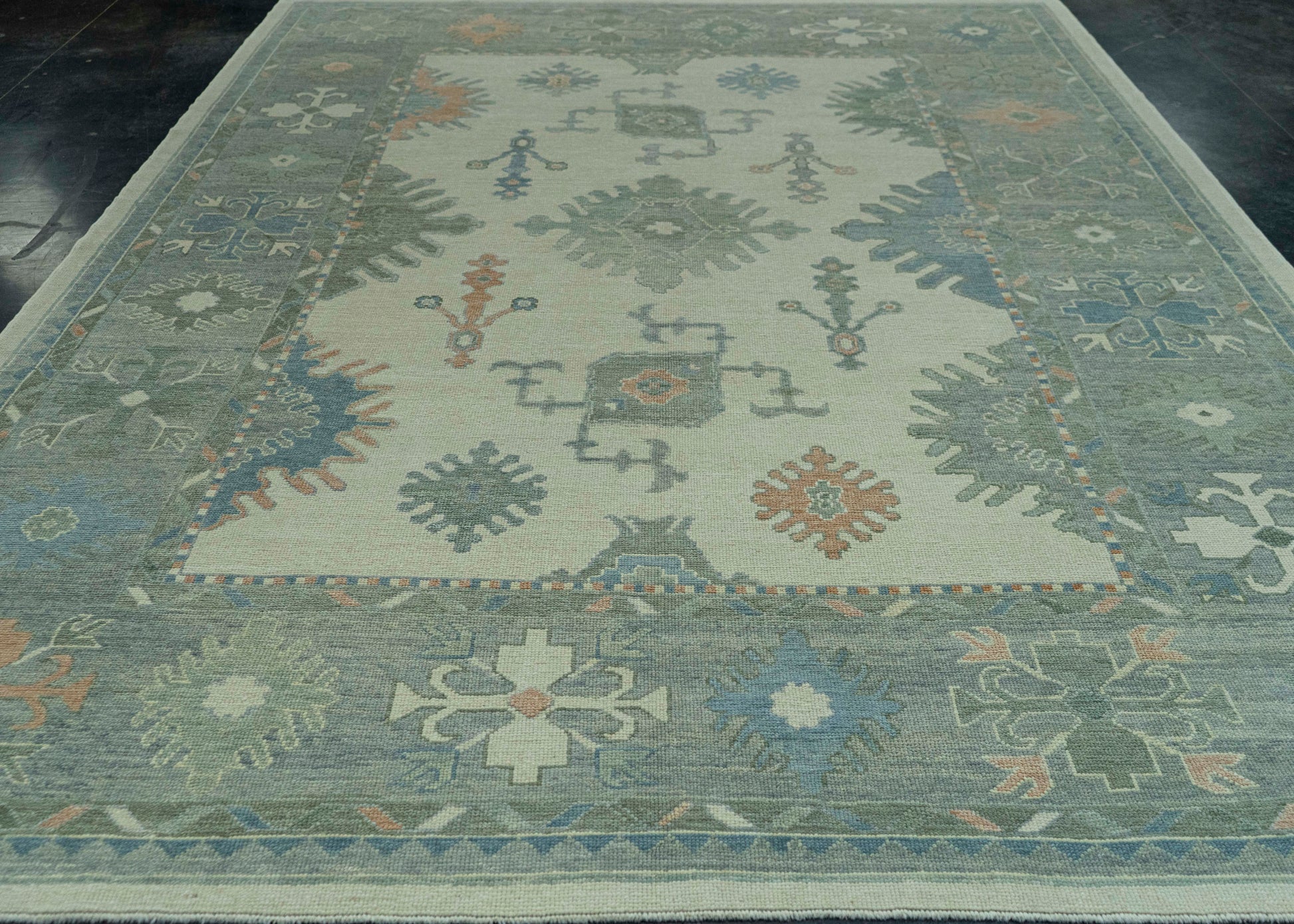 Turkish Oushak Rug 9' x 12'8" #19231