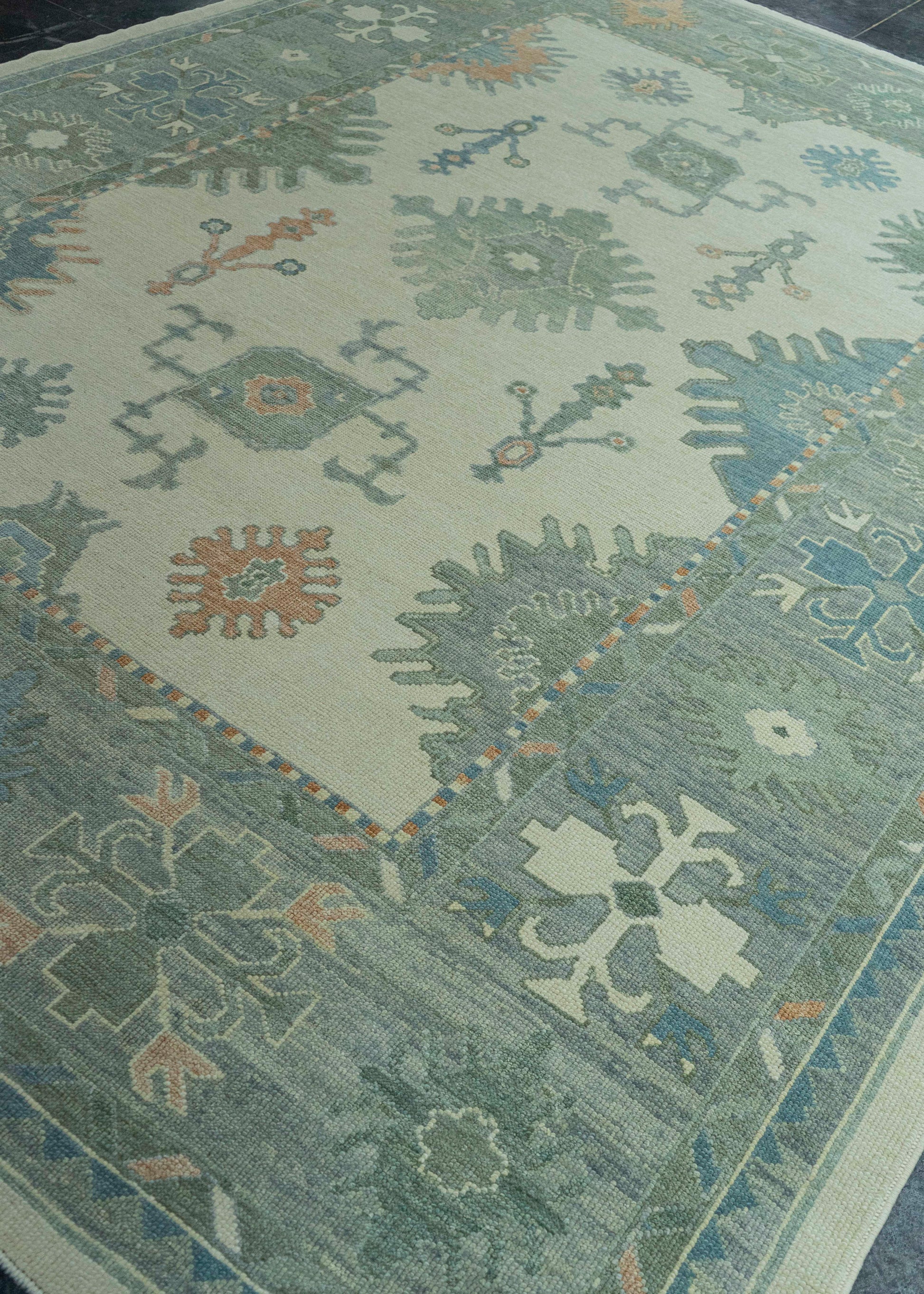 Turkish Oushak Rug 9' x 12'8" #19231