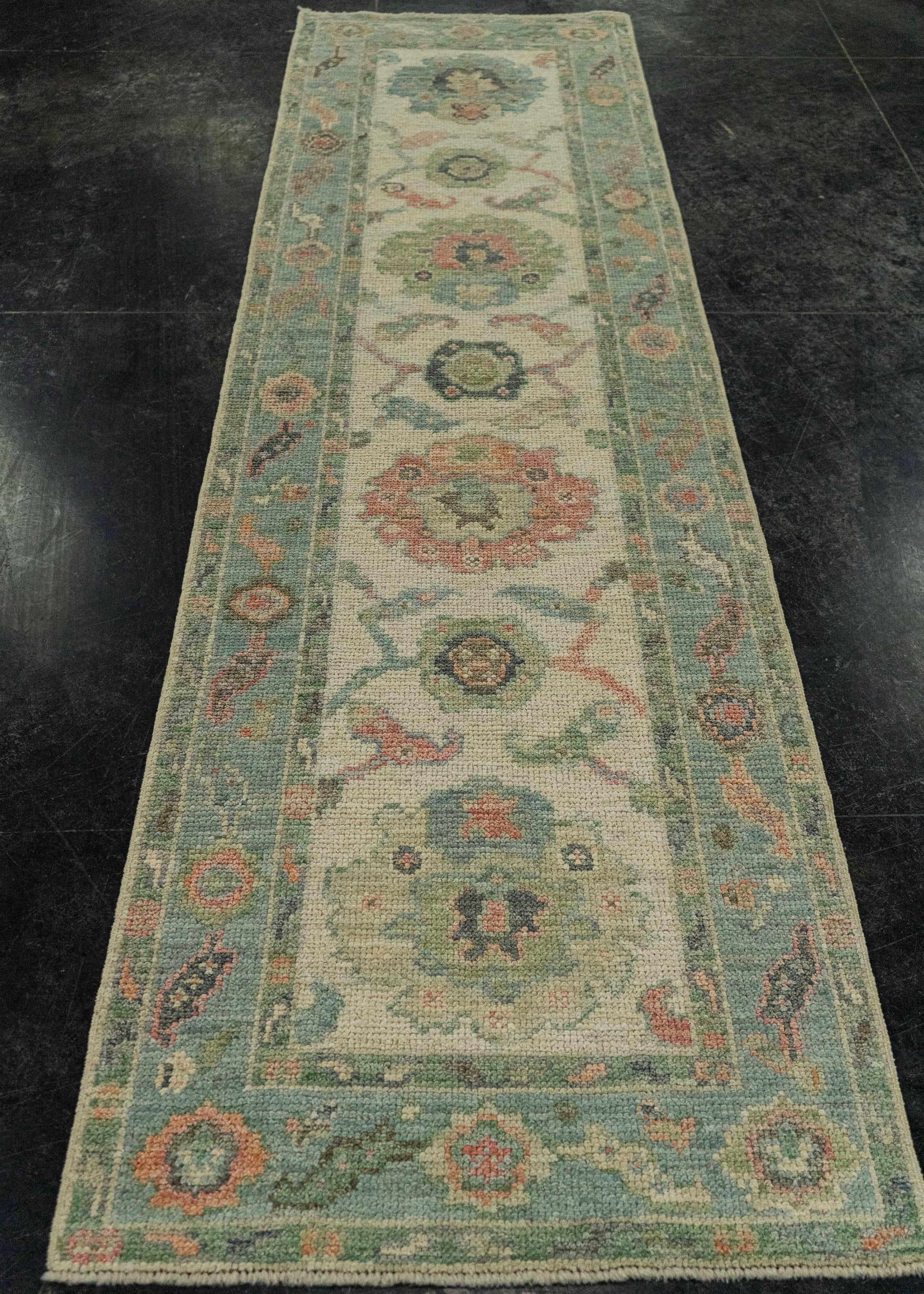 Turkish Oushak Rug 2'2" x 7'11" #20212