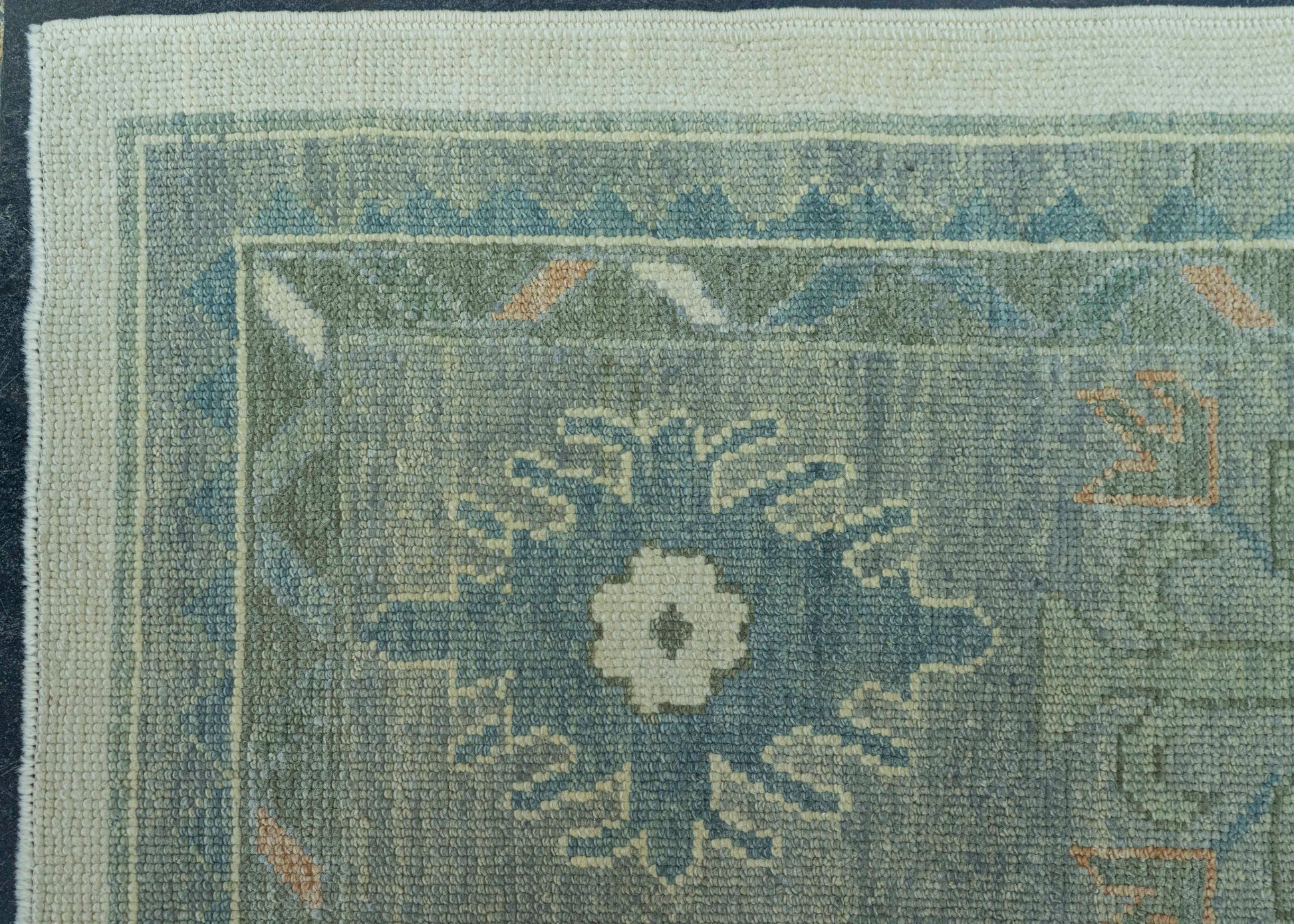 Turkish Oushak Rug 9' x 12'8" #19231