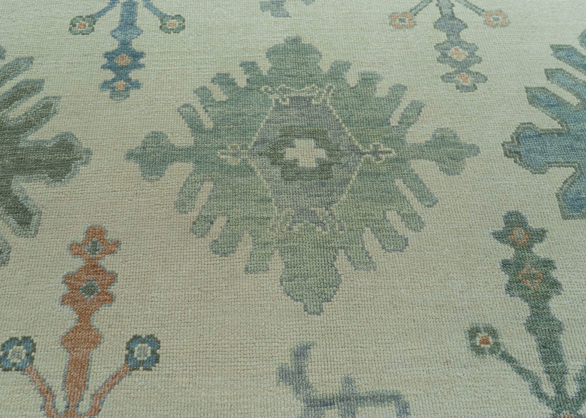 Turkish Oushak Rug 9' x 12'8" #19231