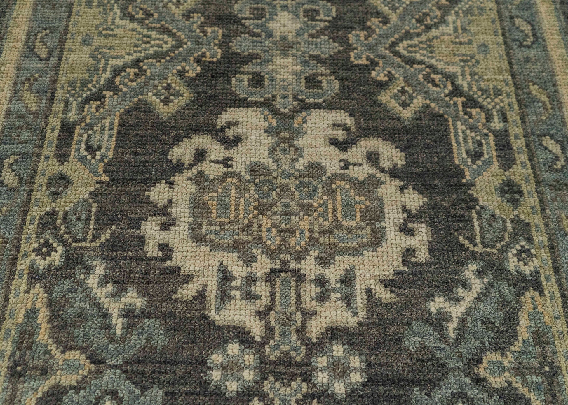 Turkish Oushak Rug 2'10" x 6'10" #20203