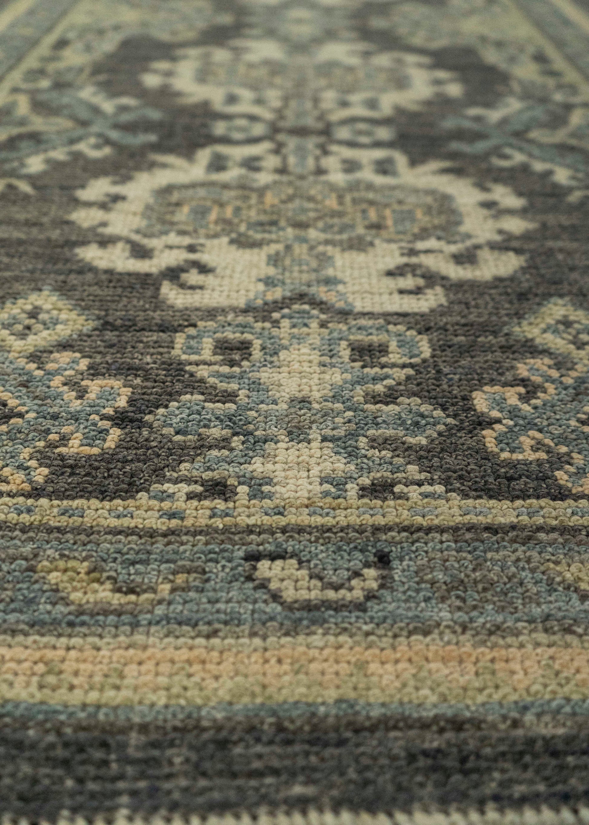 Turkish Oushak Rug 2'10" x 6'10" #20203