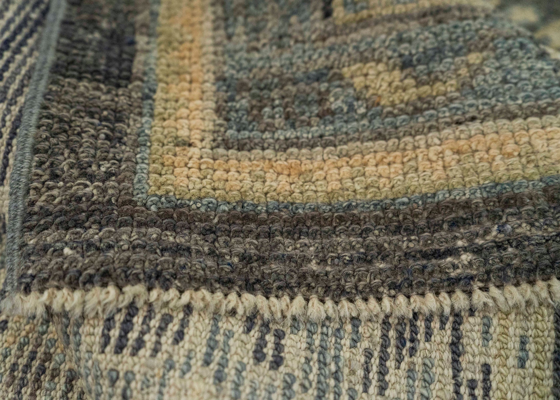 Turkish Oushak Rug 2'10" x 6'10" #20203