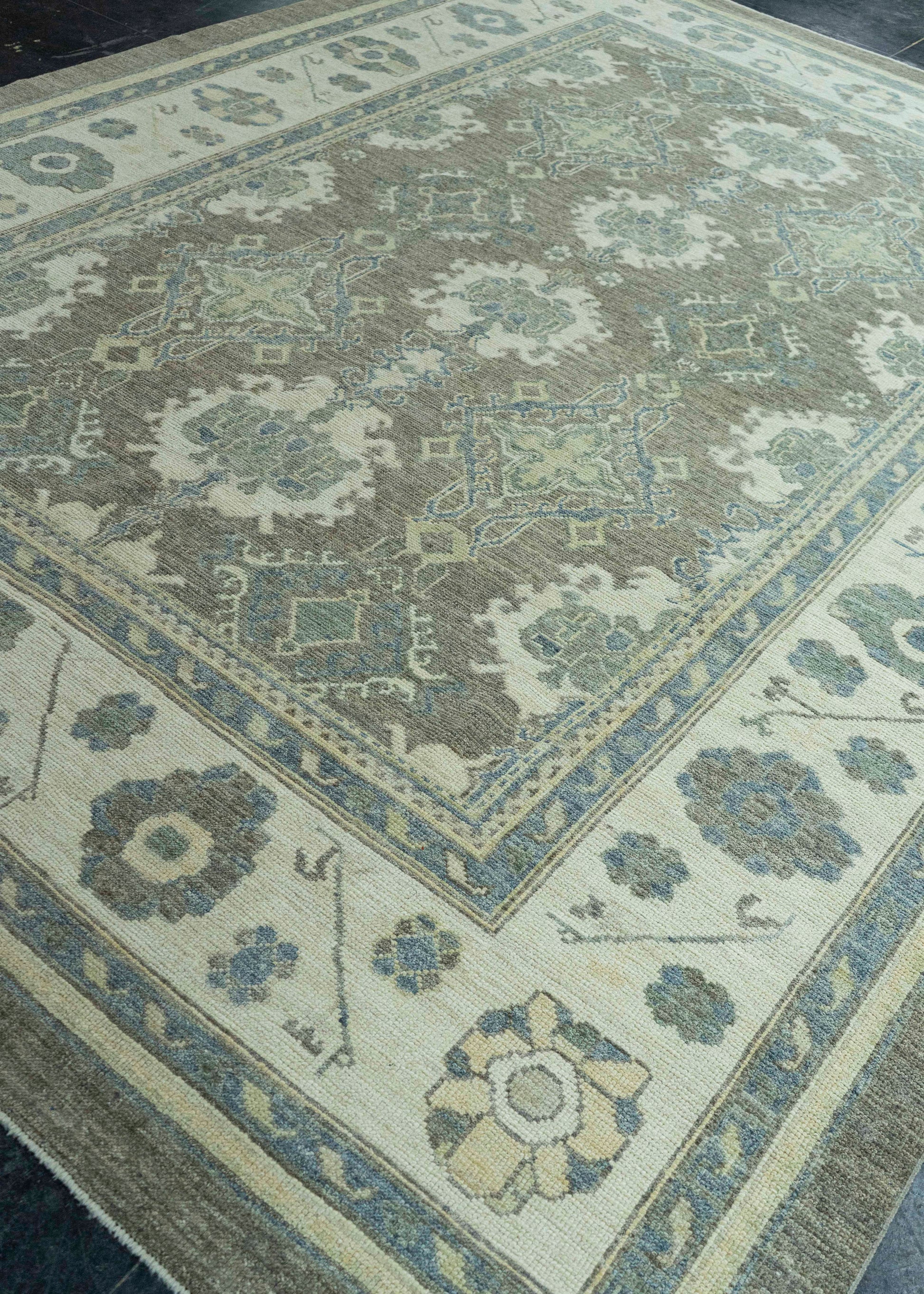 Turkish Oushak Rug 9'2" x 12'6" #19364