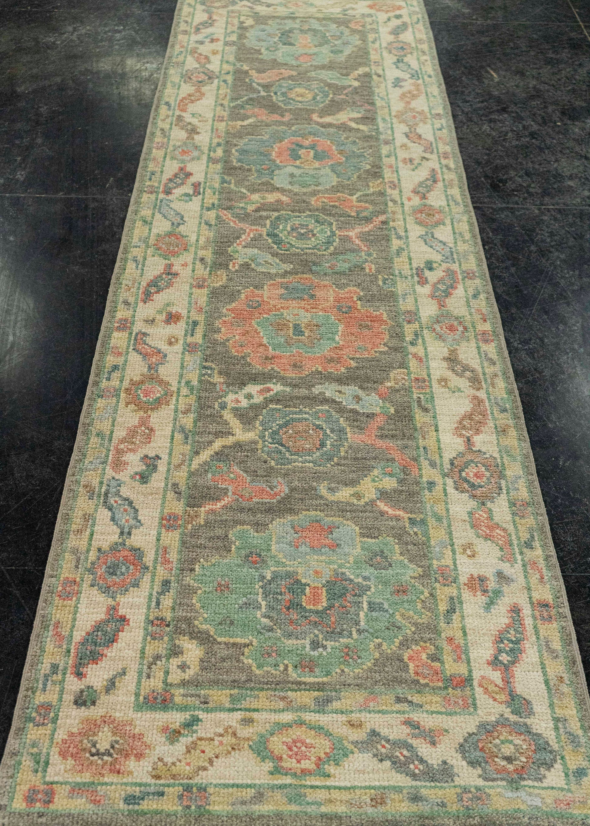 Turkish Oushak Rug 2'3" x 7'8" #20230