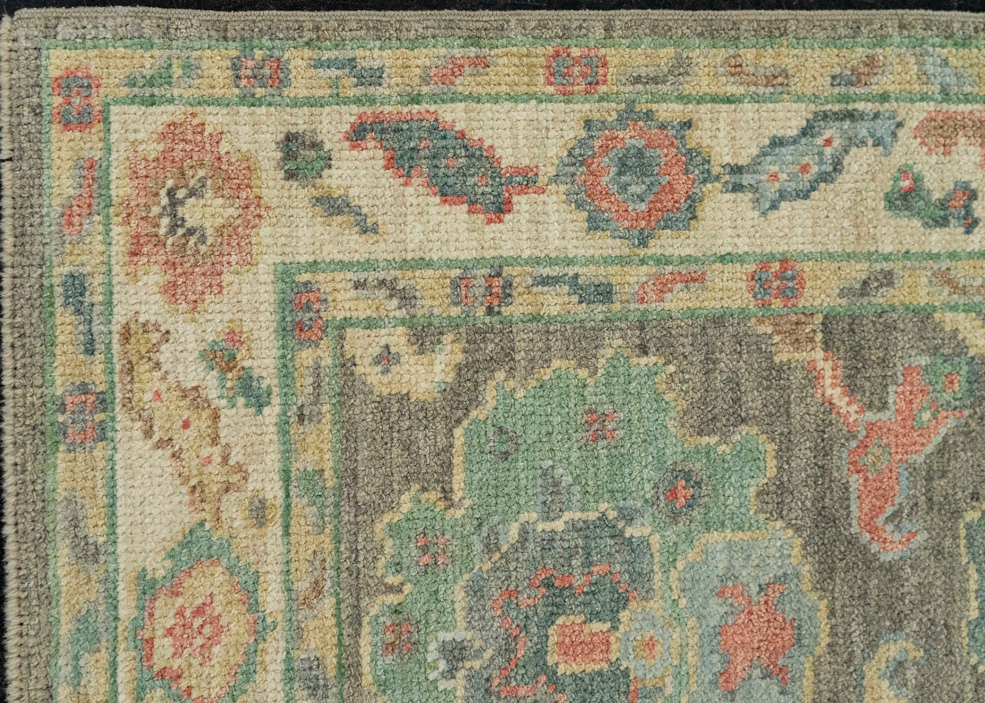 Turkish Oushak Rug 2'3" x 7'8" #20230