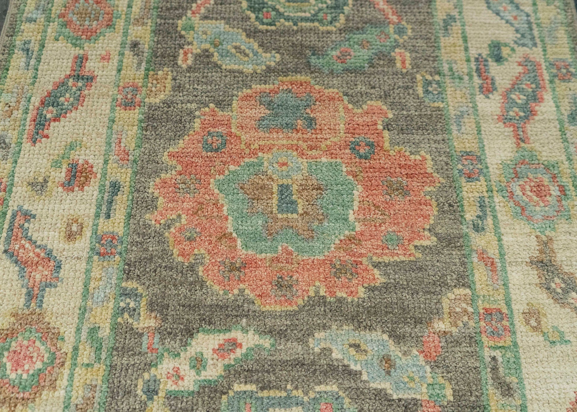 Turkish Oushak Rug 2'3" x 7'8" #20230