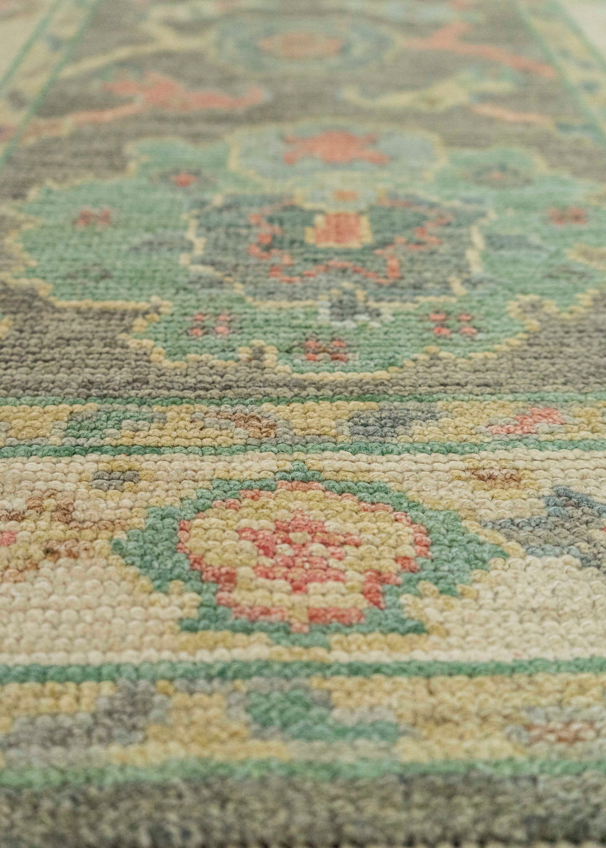 Turkish Oushak Rug 2'3" x 7'8" #20230
