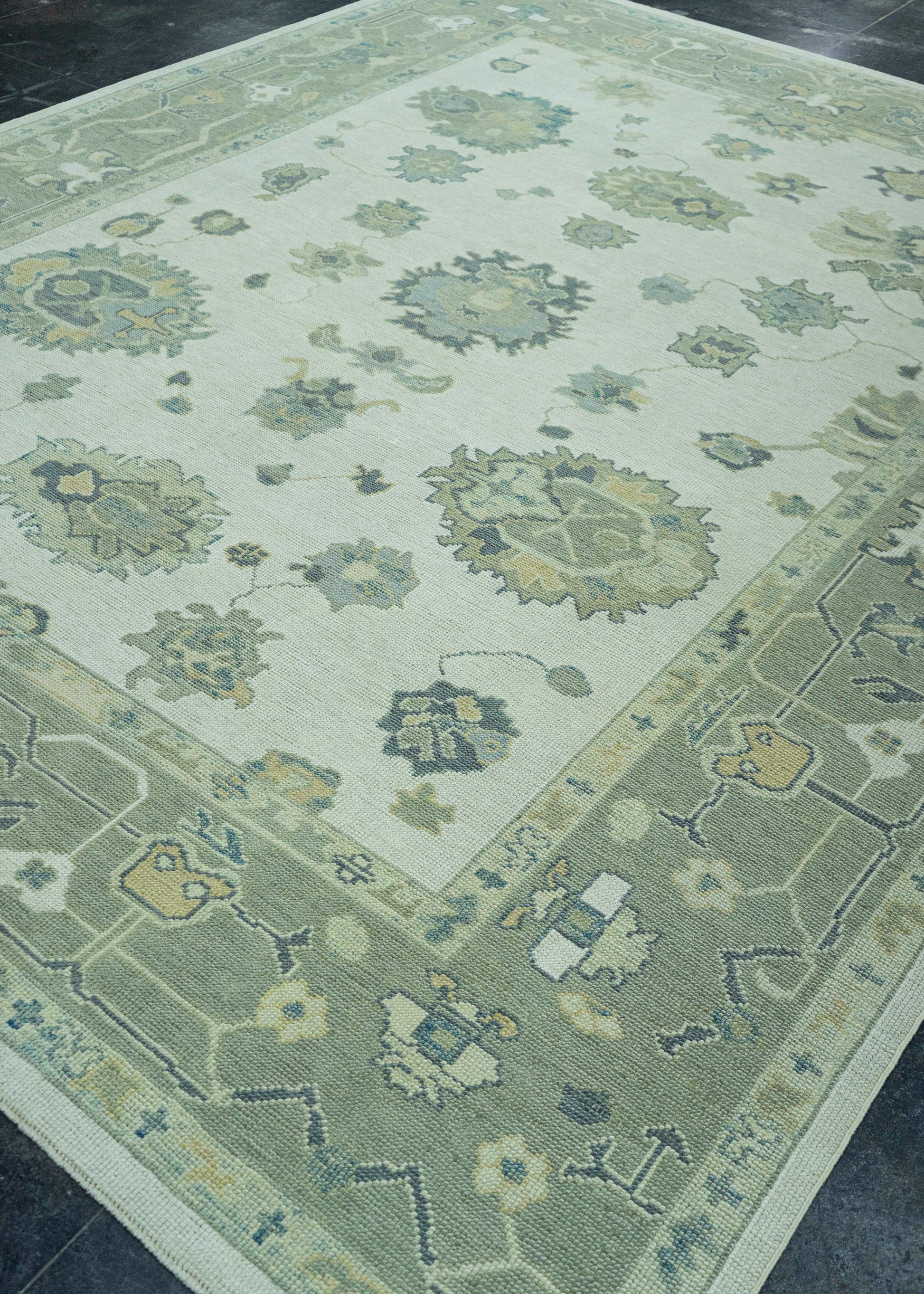 Turkish Oushak Rug 8'10" x 11'4" #19142