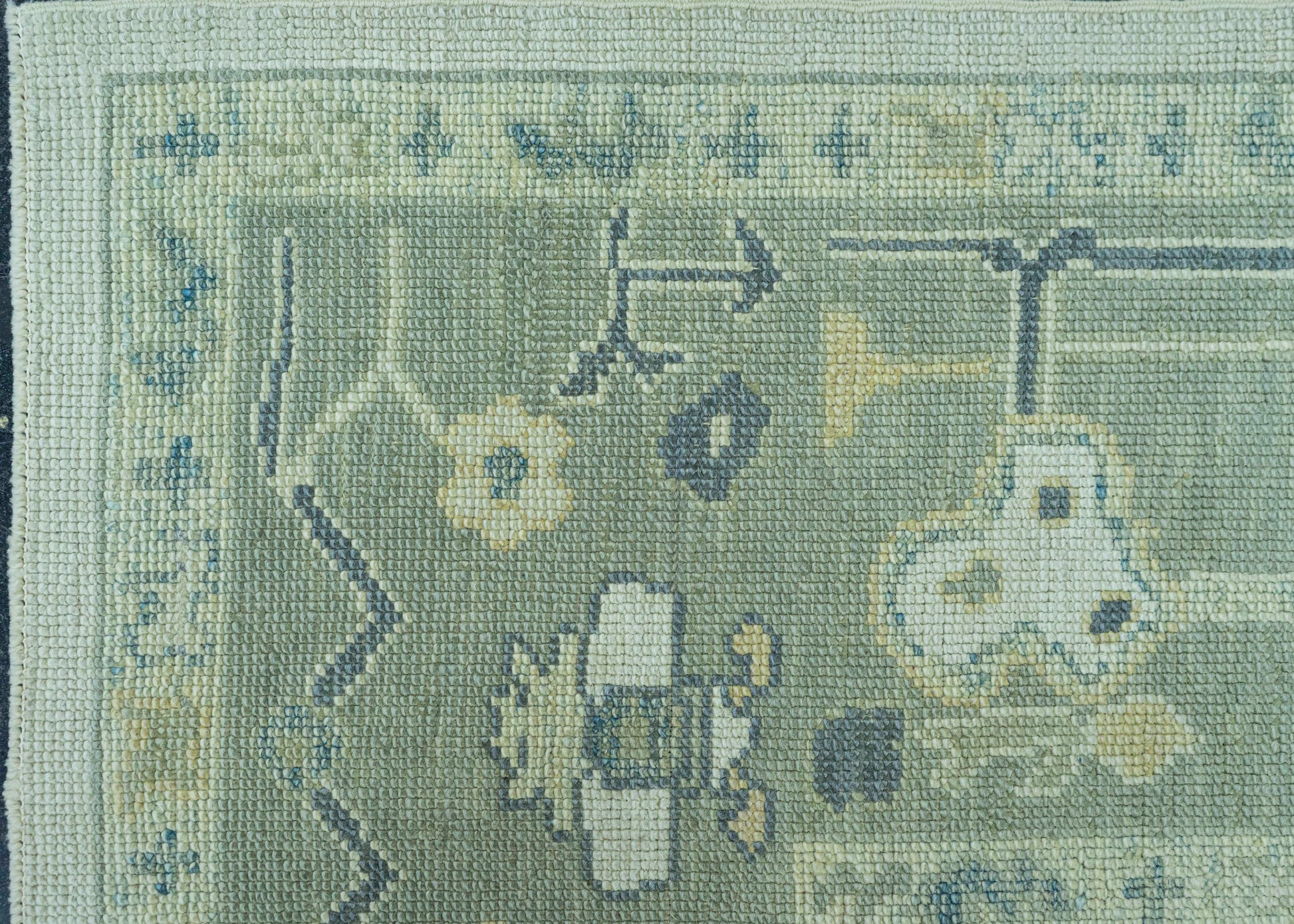 Turkish Oushak Rug 8'10" x 11'4" #19142