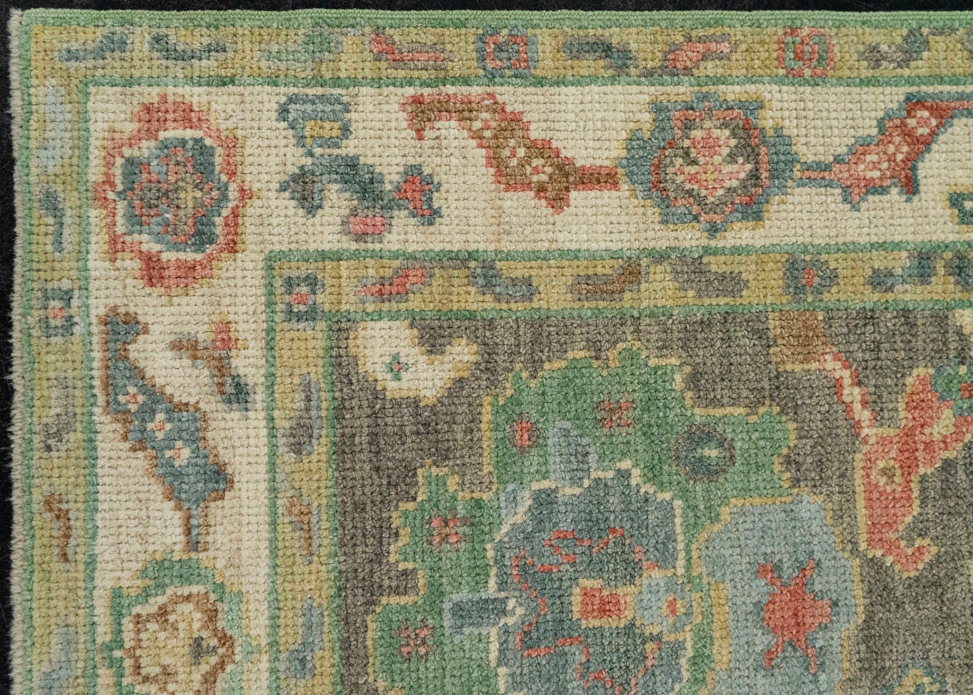 Turkish Oushak Rug 2'6" x 6'4" #20225