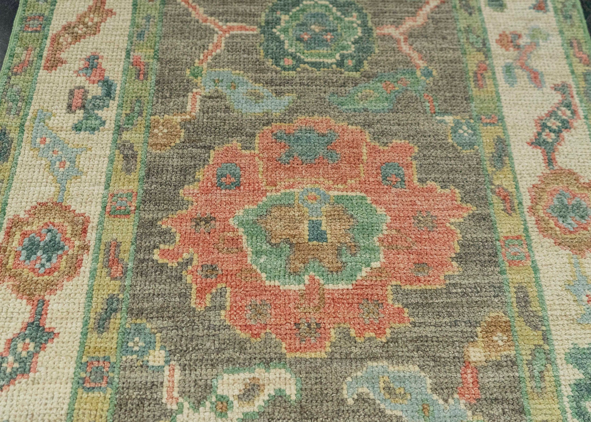 Turkish Oushak Rug 2'6" x 6'4" #20225