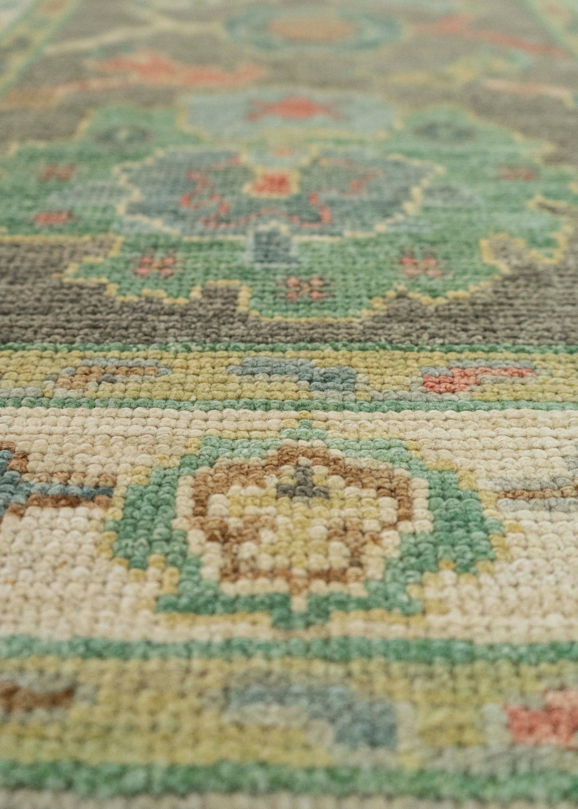 Turkish Oushak Rug 2'6" x 6'4" #20225