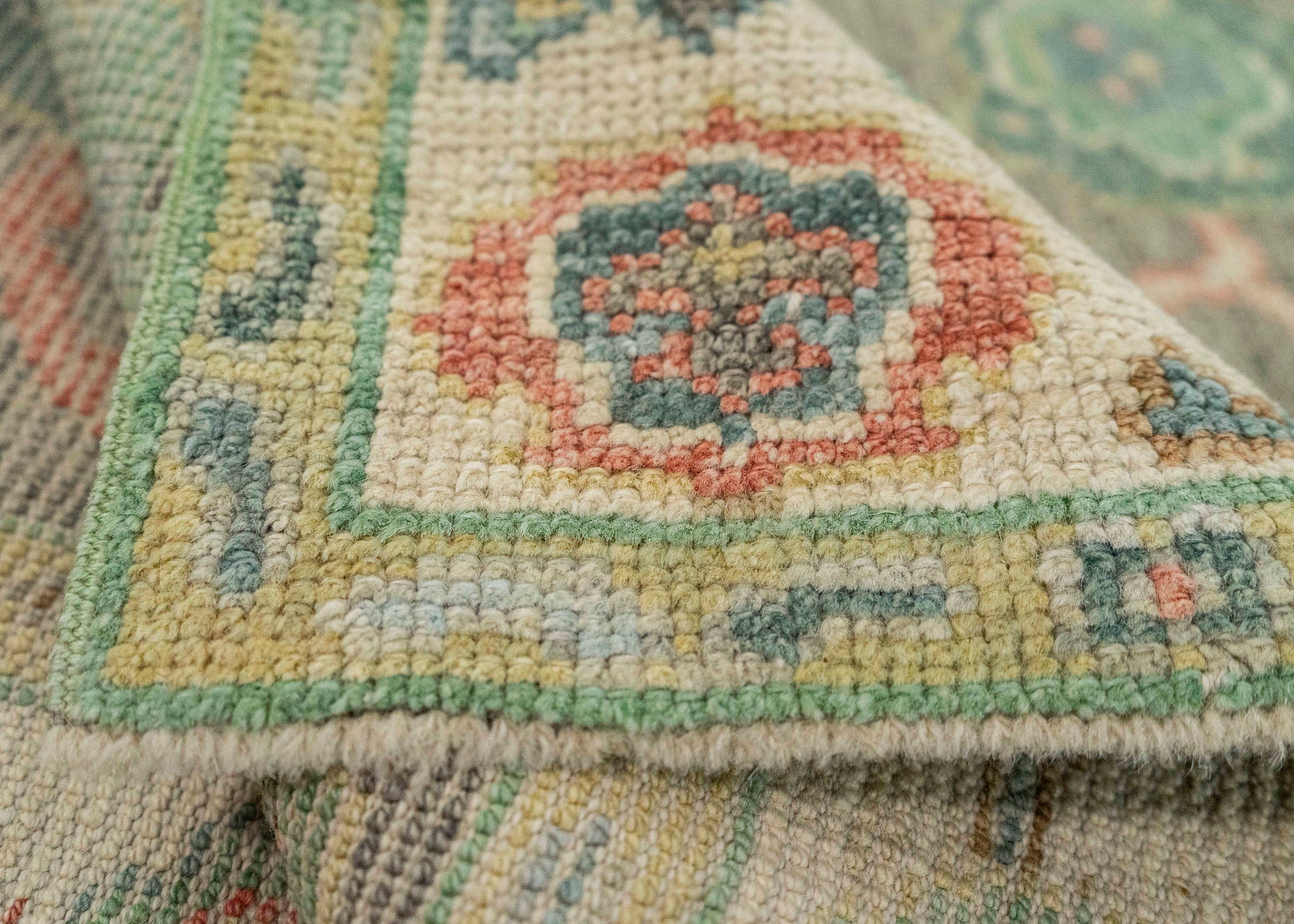 Turkish Oushak Rug 2'6" x 6'4" #20225