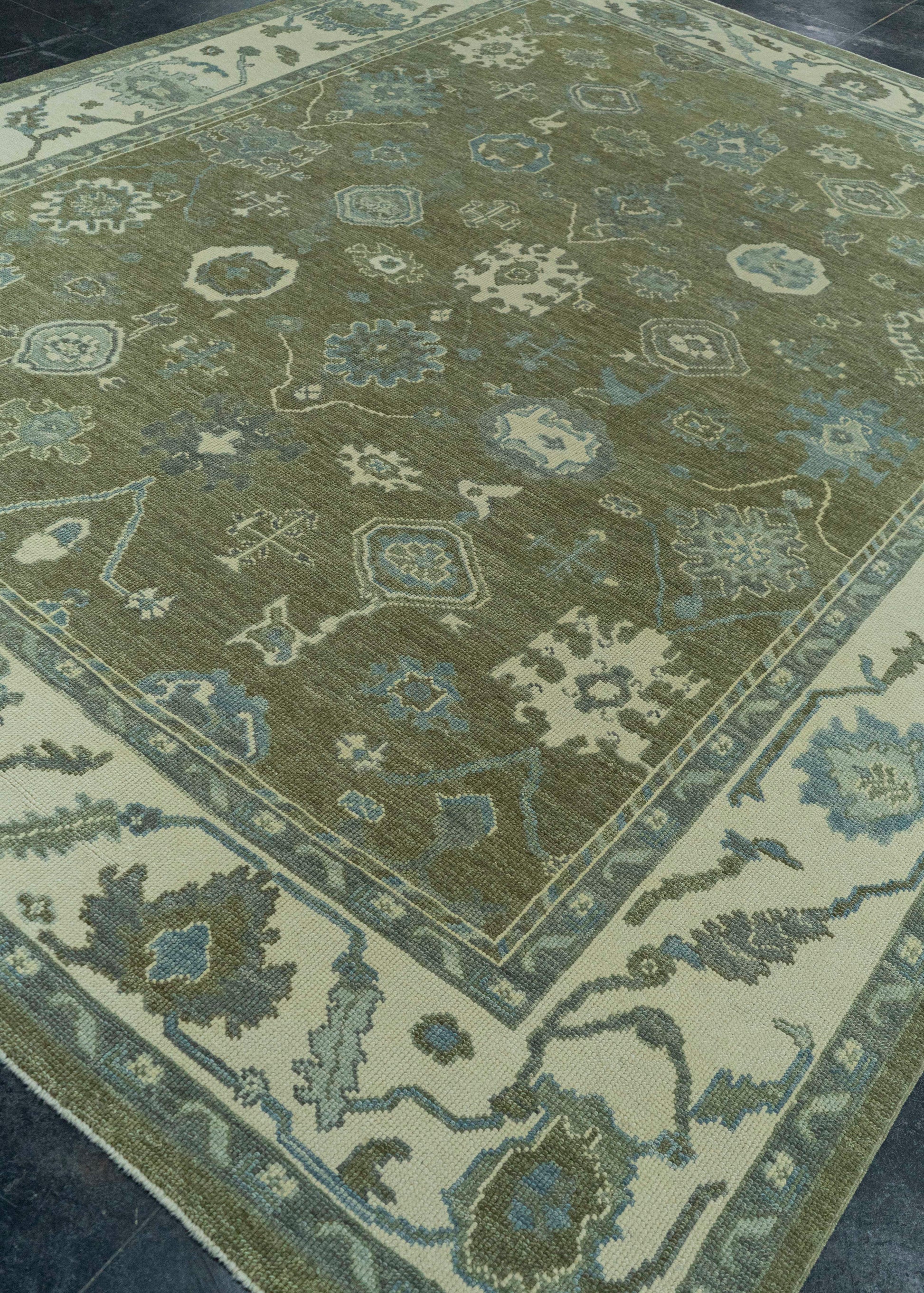 Turkish Oushak Rug 8'10" x 11'6" #19081