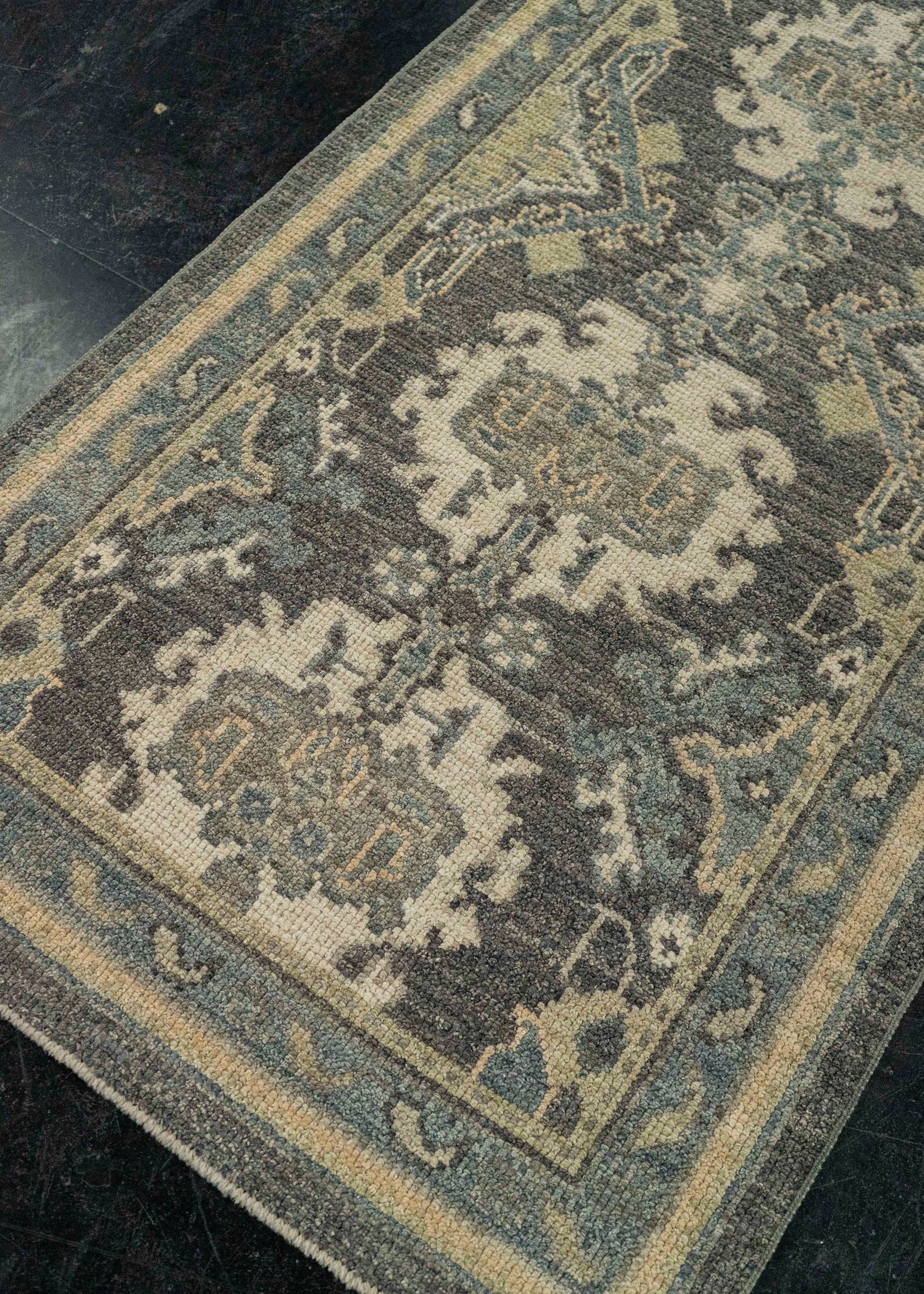 Turkish Oushak Rug 2'10" x 8'7" #20205