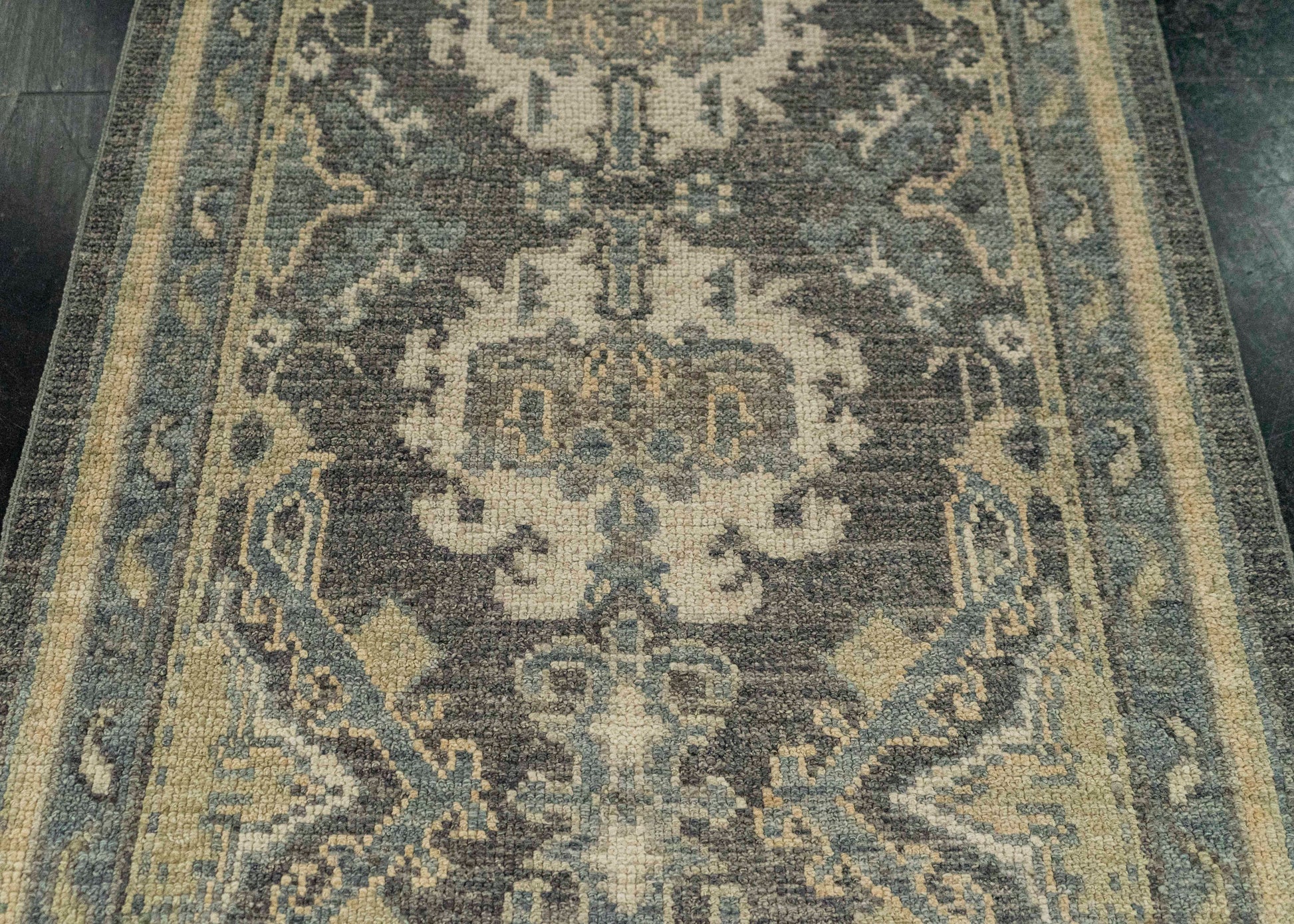 Turkish Oushak Rug 2'10" x 8'7" #20205