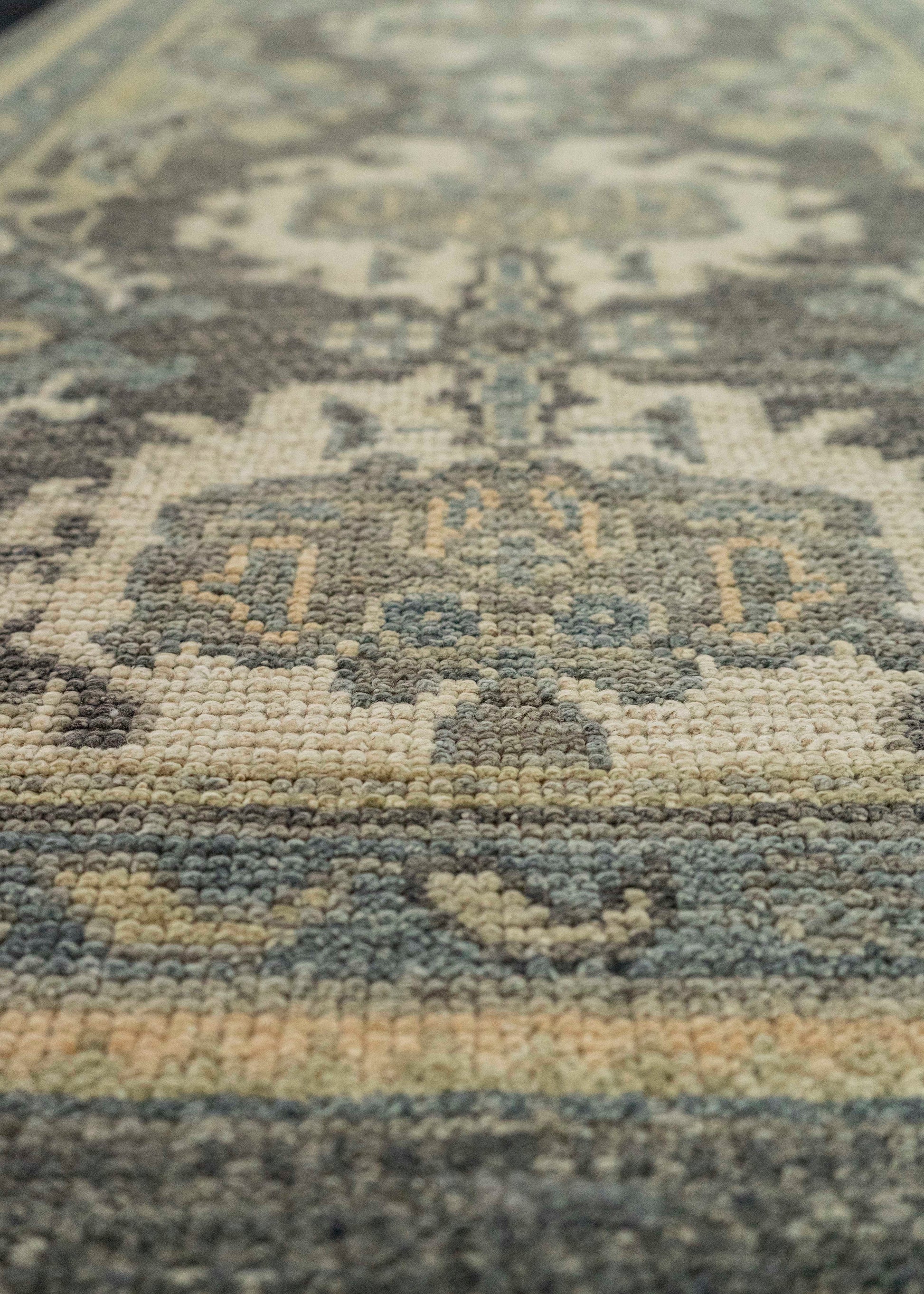 Turkish Oushak Rug 2'10" x 8'7" #20205