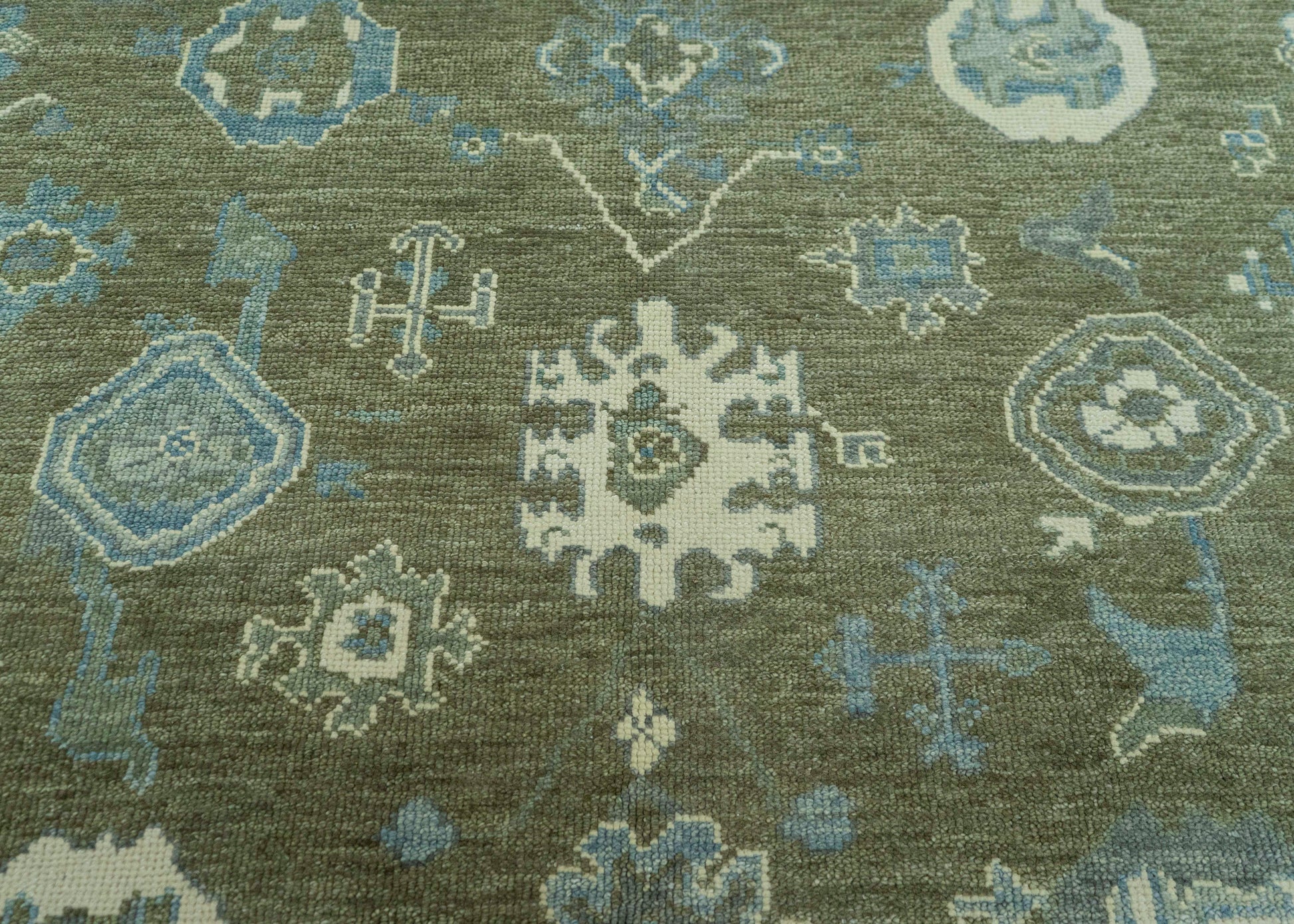 Turkish Oushak Rug 8'7" x 11'5" #19211