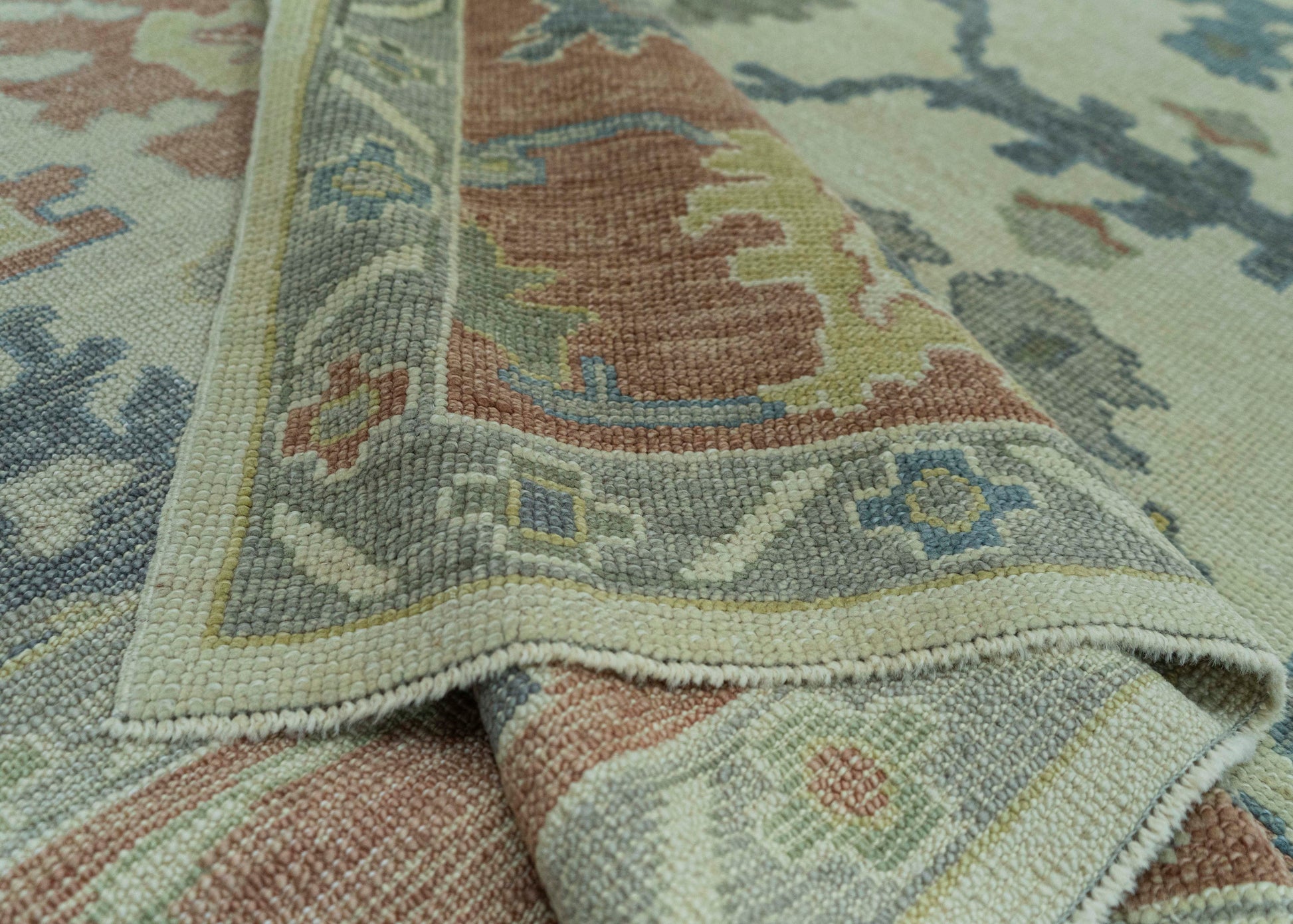 Turkish Oushak Rug 9'5" x 12'7" #20144