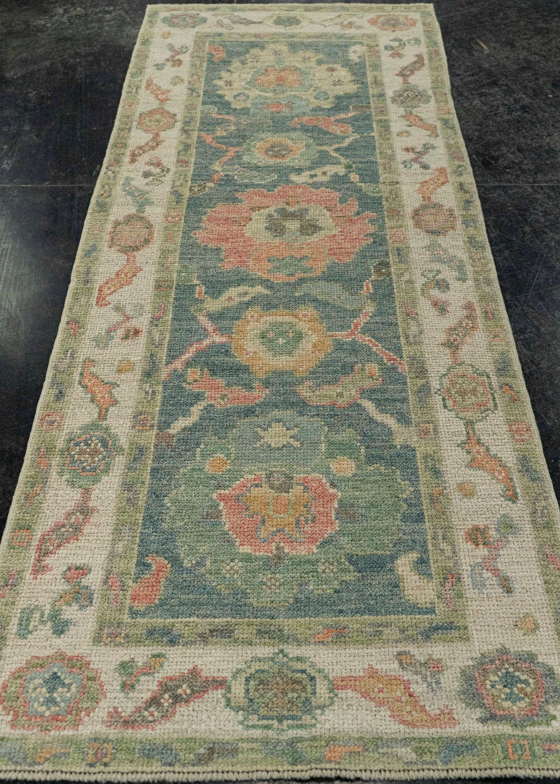 Turkish Oushak Rug 2'6" x 6'5" #20217